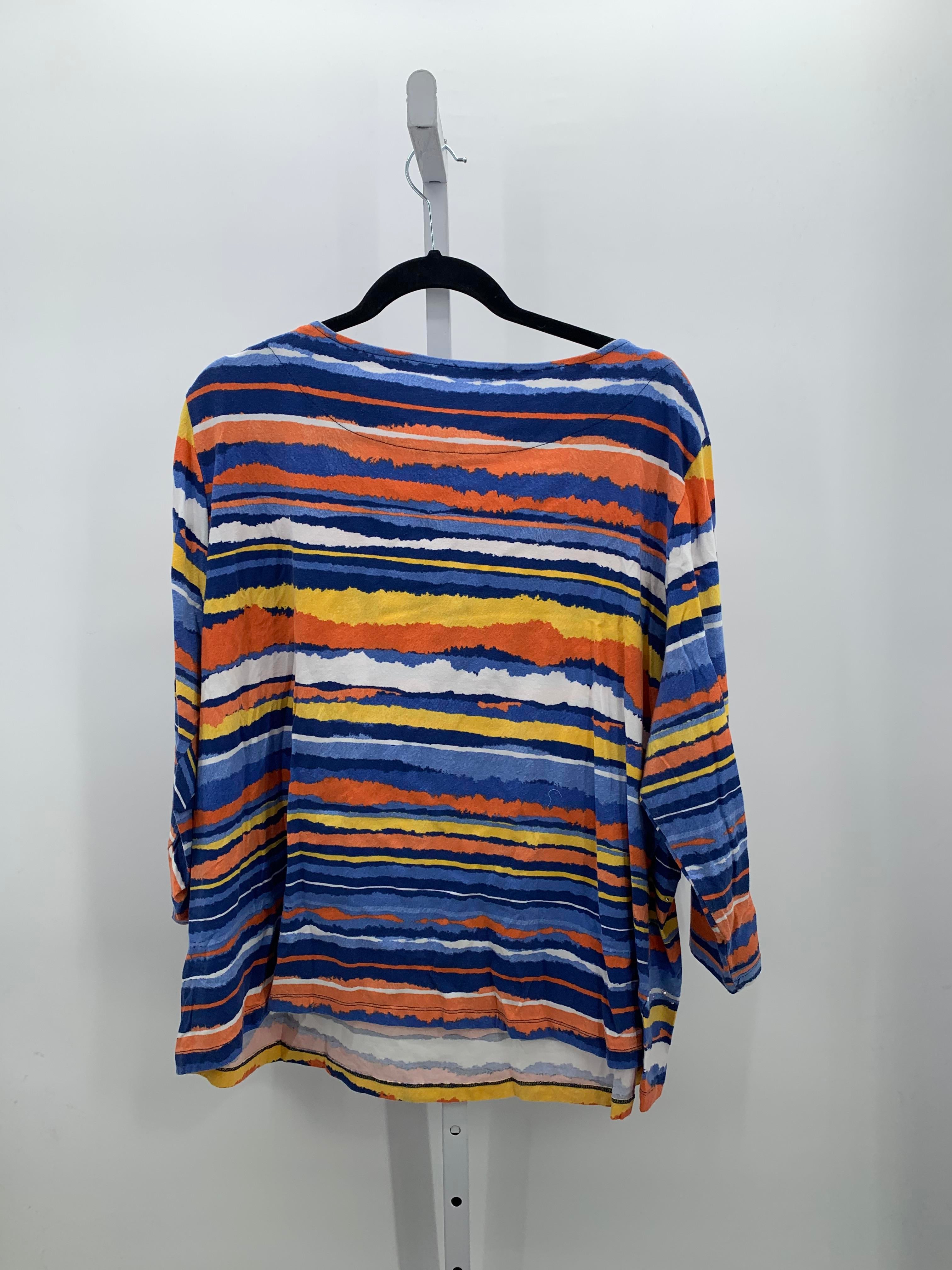 Ruby Rd. Size 3X Womens 3/4 Sleeve Shirt