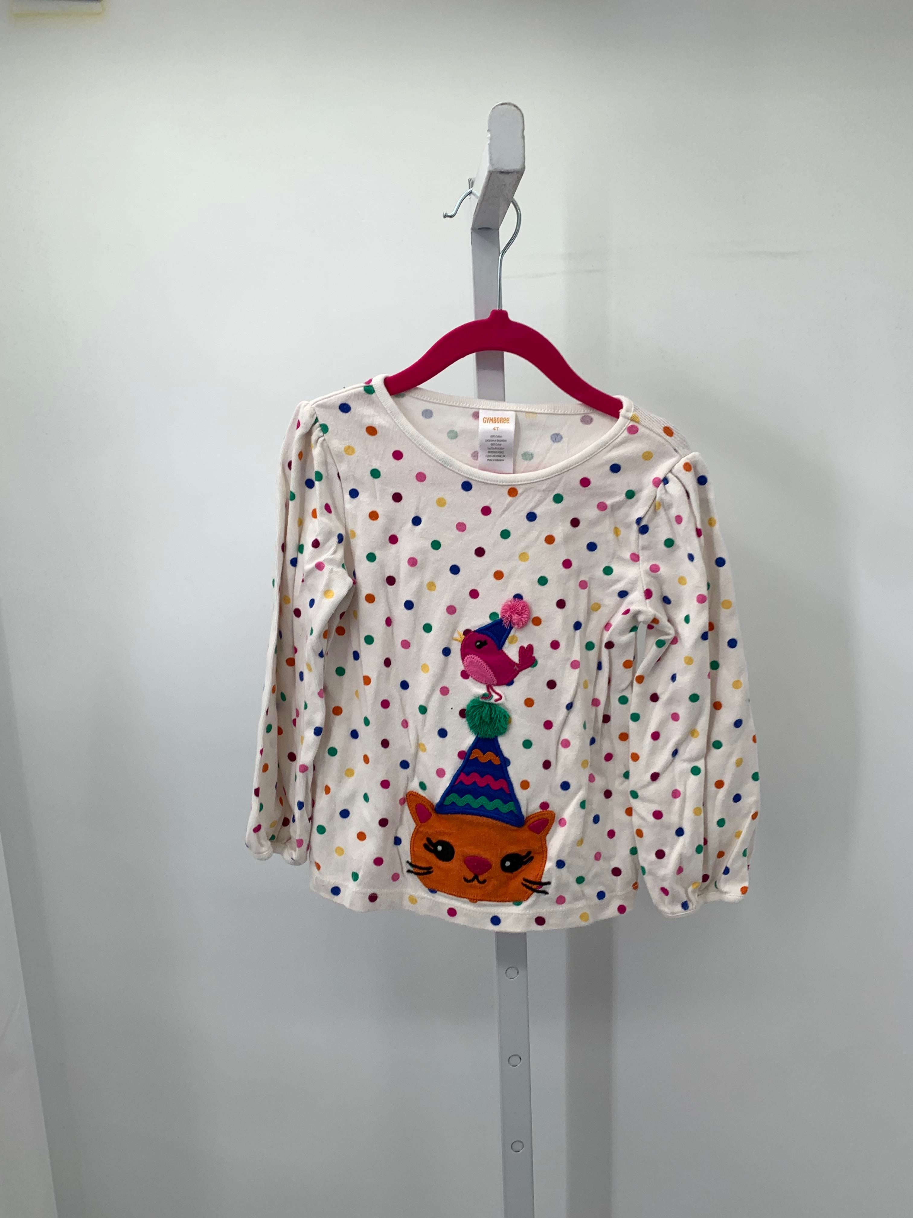 Gymboree Size 4T Girls Long Sleeve Shirt