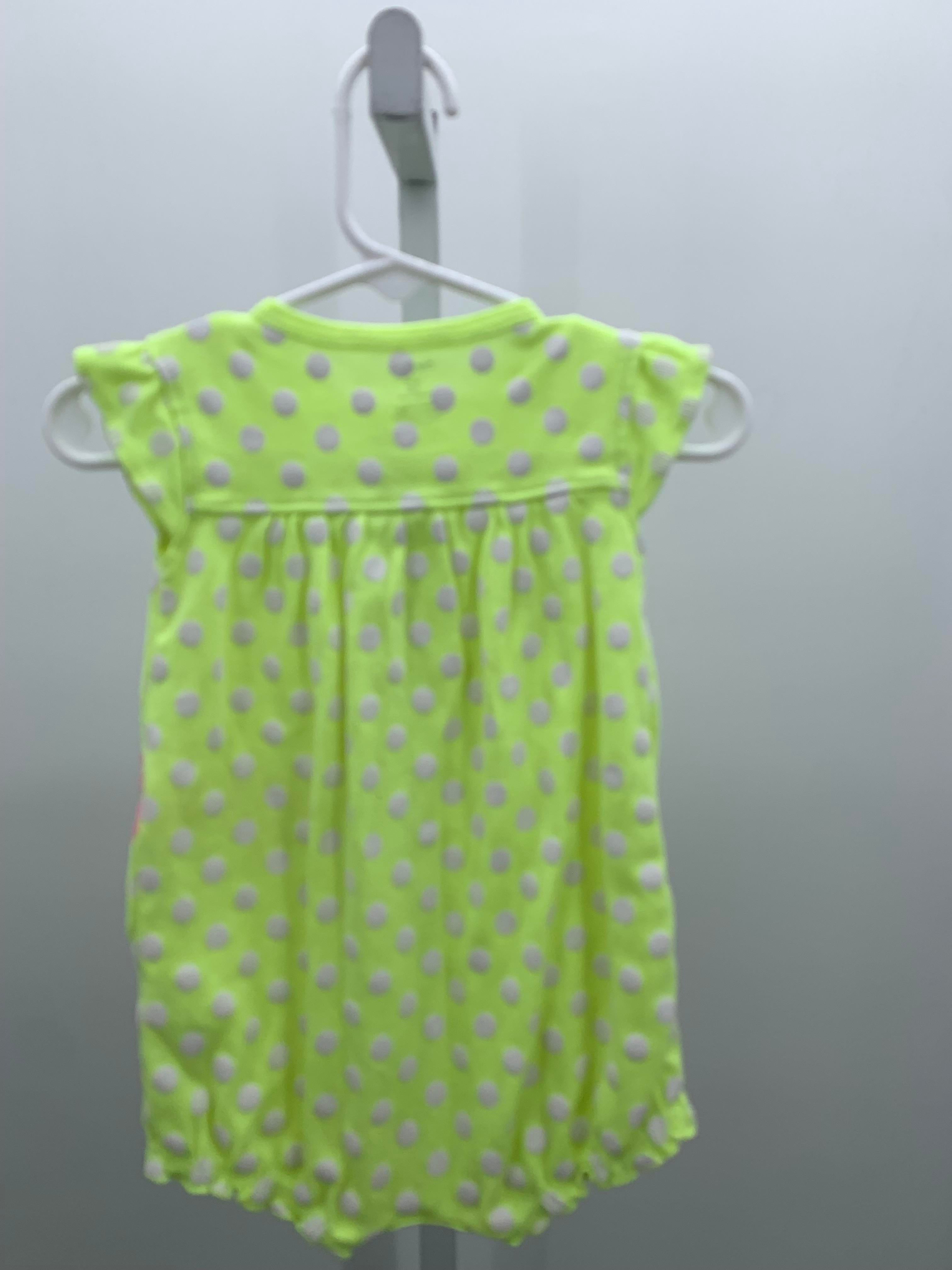 Carters Size 12 Months Girls Short Slv. Romper