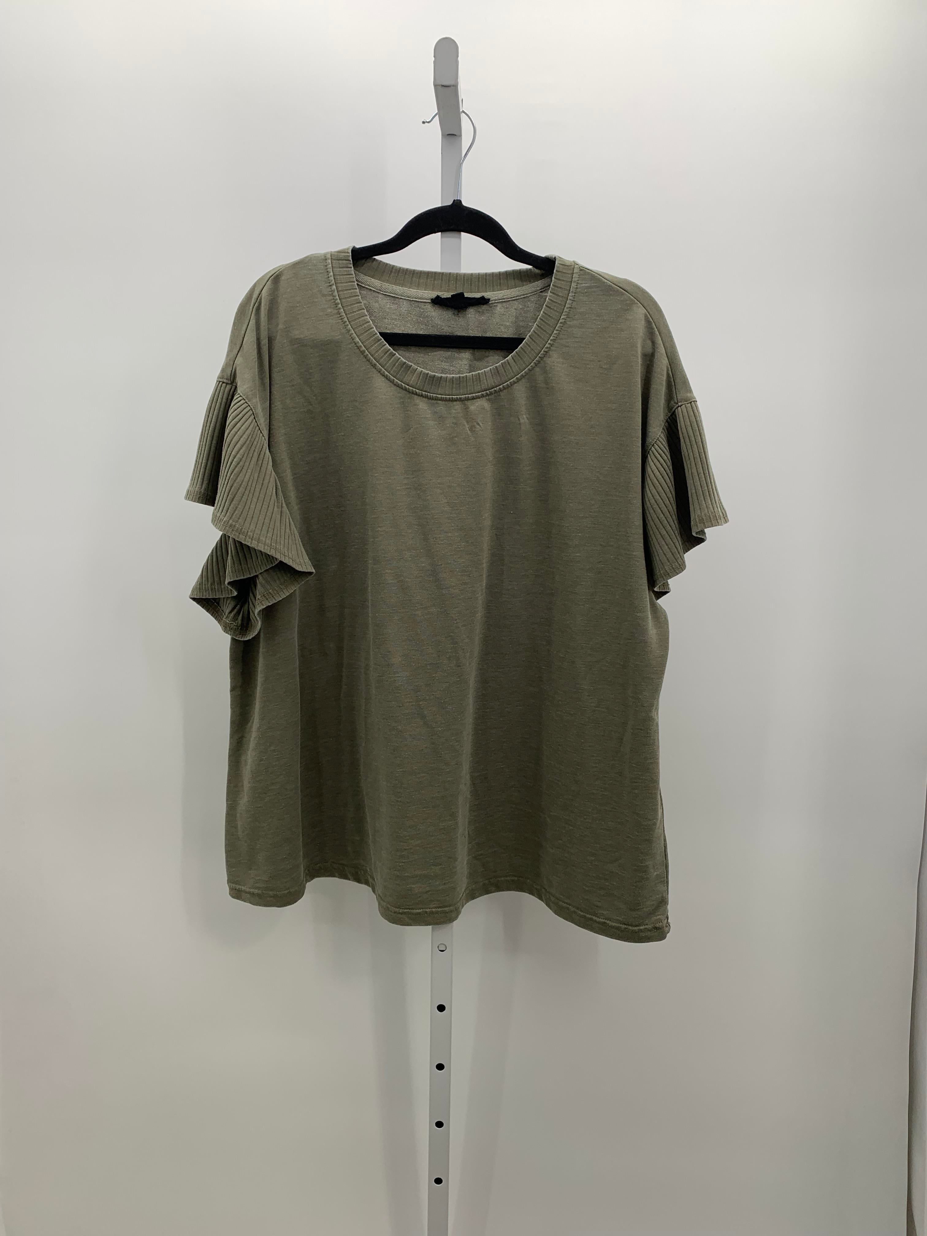 Jane + Delancey Size 2X Womens Short Sleeve Shirt