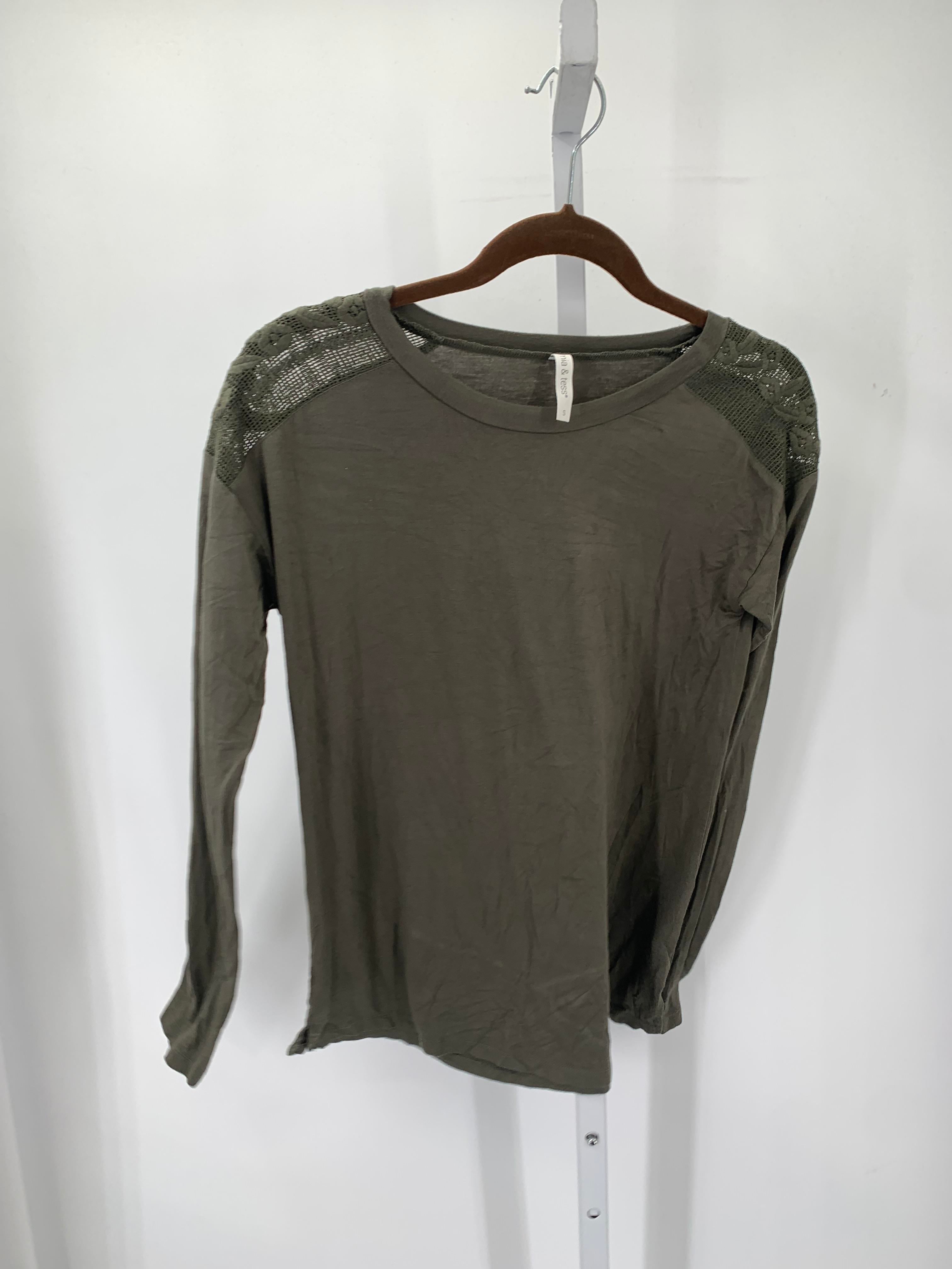 Mia & Tess Size Small Misses Long Sleeve Shirt