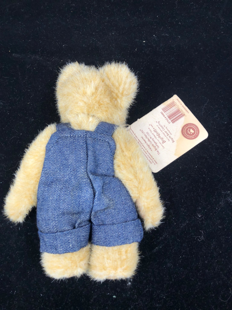 BOYDS BEAR IN OVERALLS- JIMMY T BEARHEART.