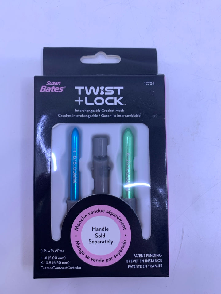 NIB TWIST AND LOCK CROCHET HOOK