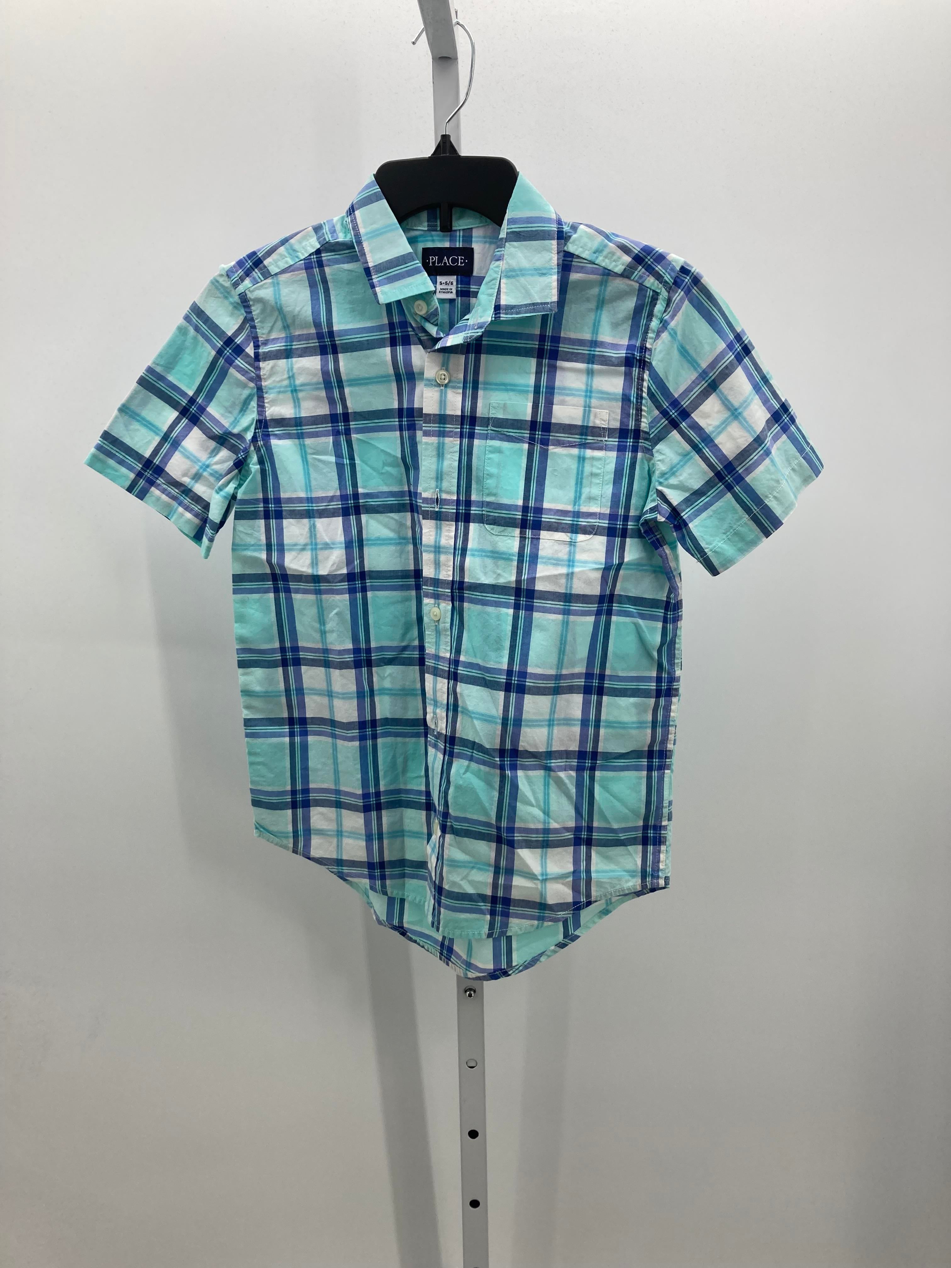 WHITE BLUE PLAID