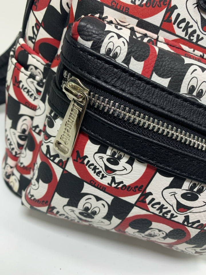 Disney Loungefly Mickey Mouse Mini Backpack *Minor Wear/Marks