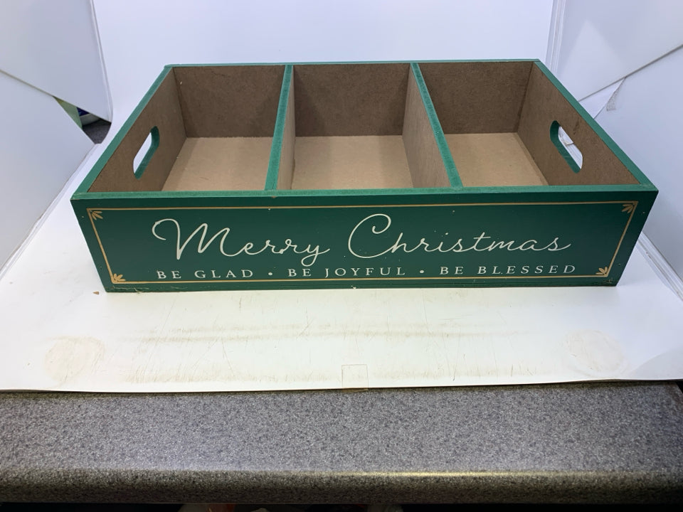 MERRY CHRISTMAS DIVIDED TRAY.