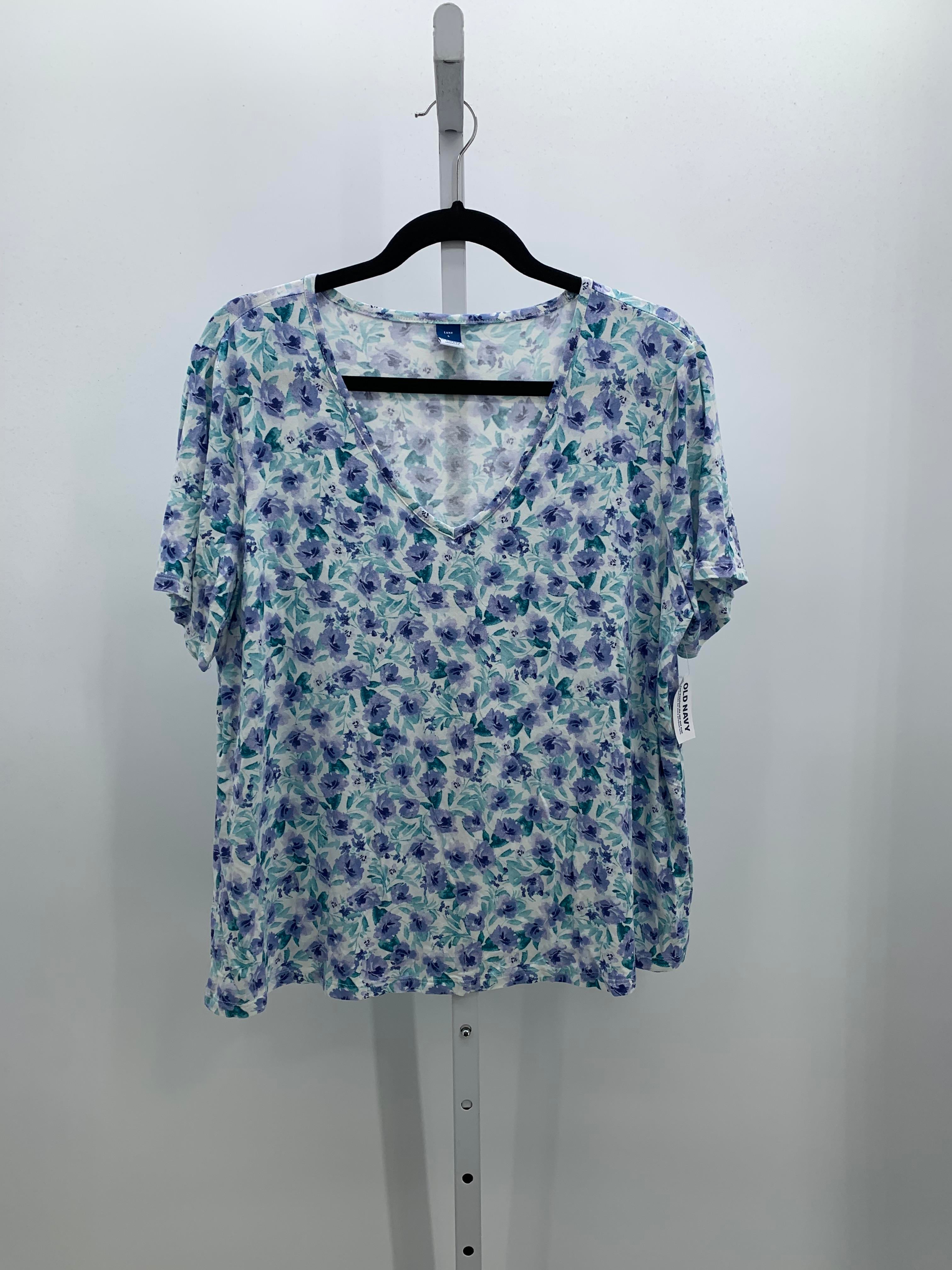 Old Navy Size Large Misses Short Sleeve Shirt