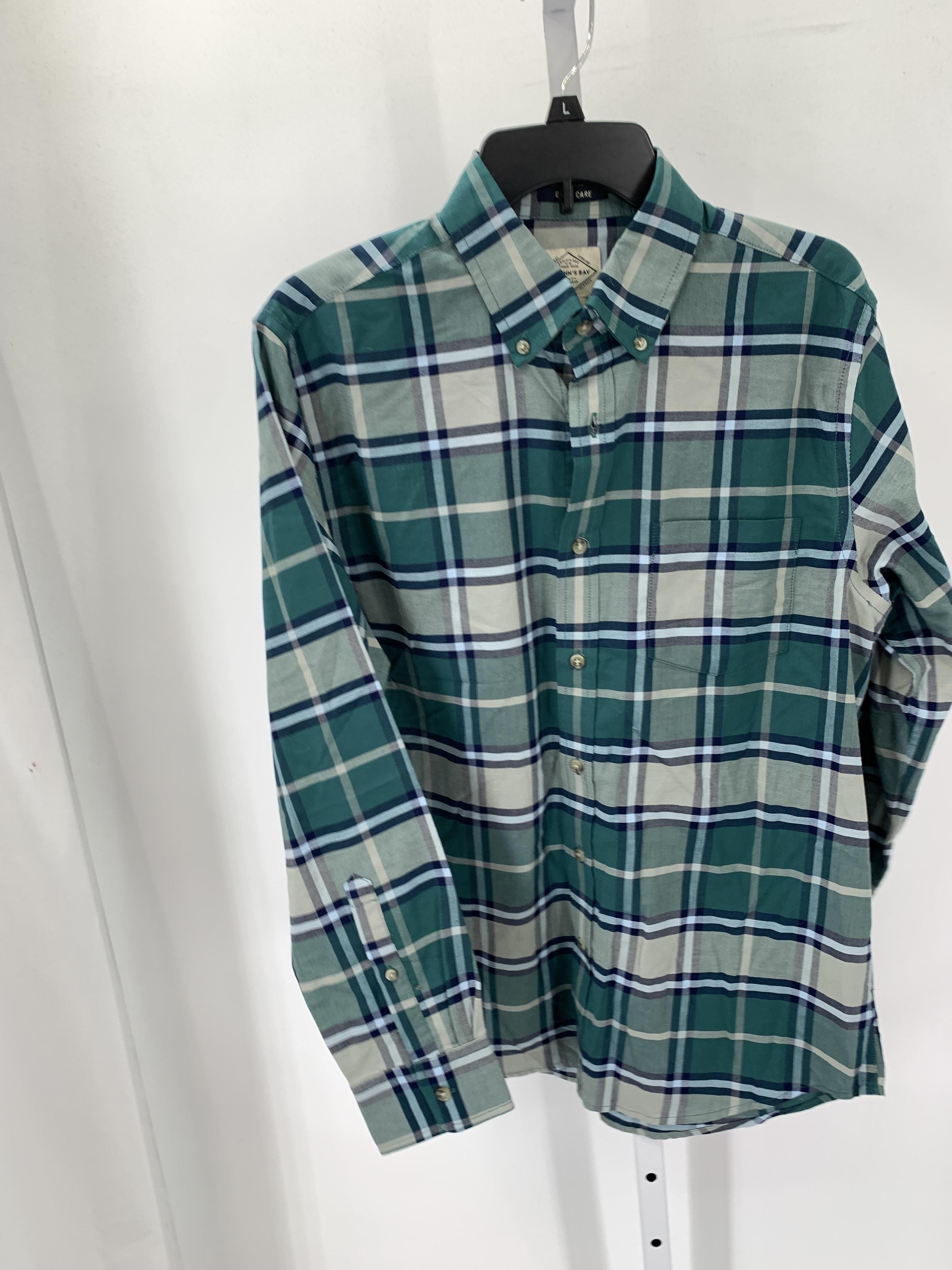 PLAID BTN DOWN