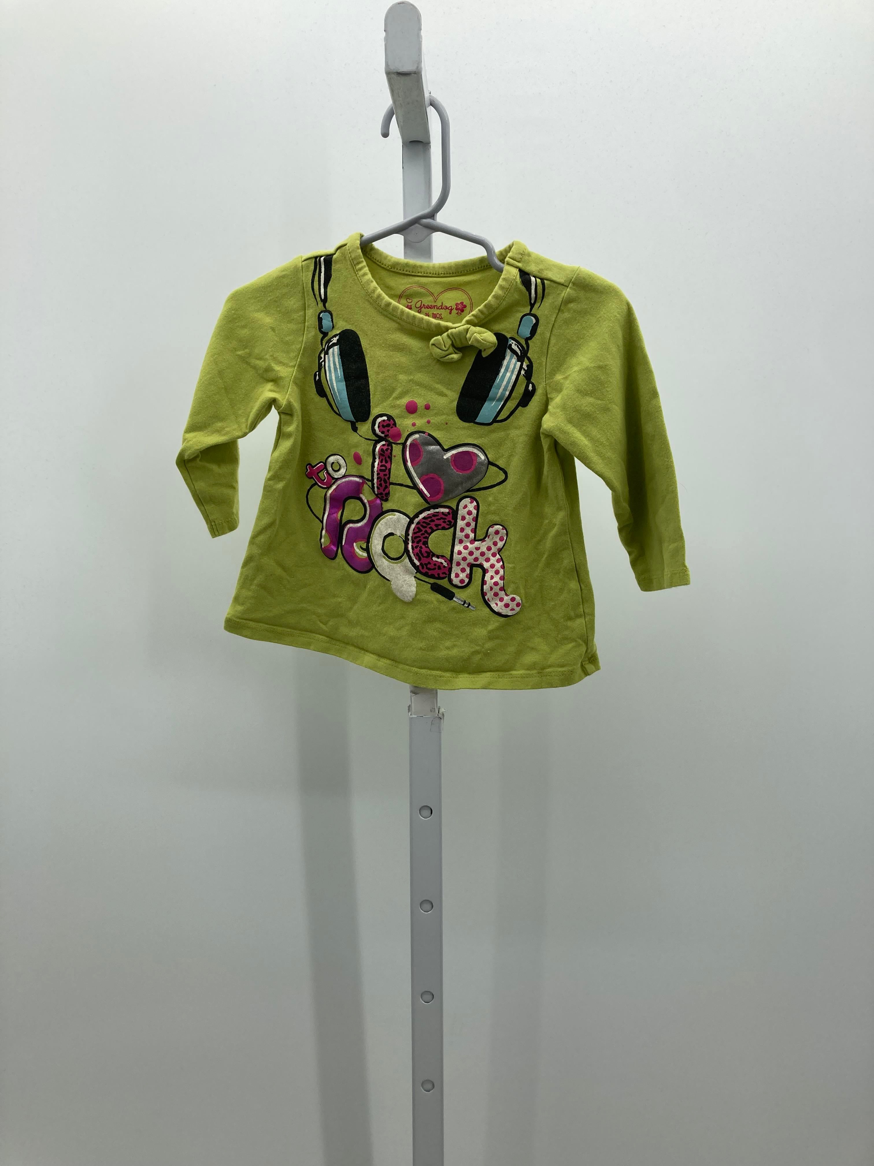 Greendog Size 24 Months Girls Long Sleeve Shirt