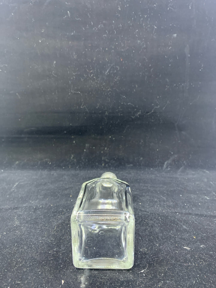 GLASS BOTTLE SUGAR DISPENSER.