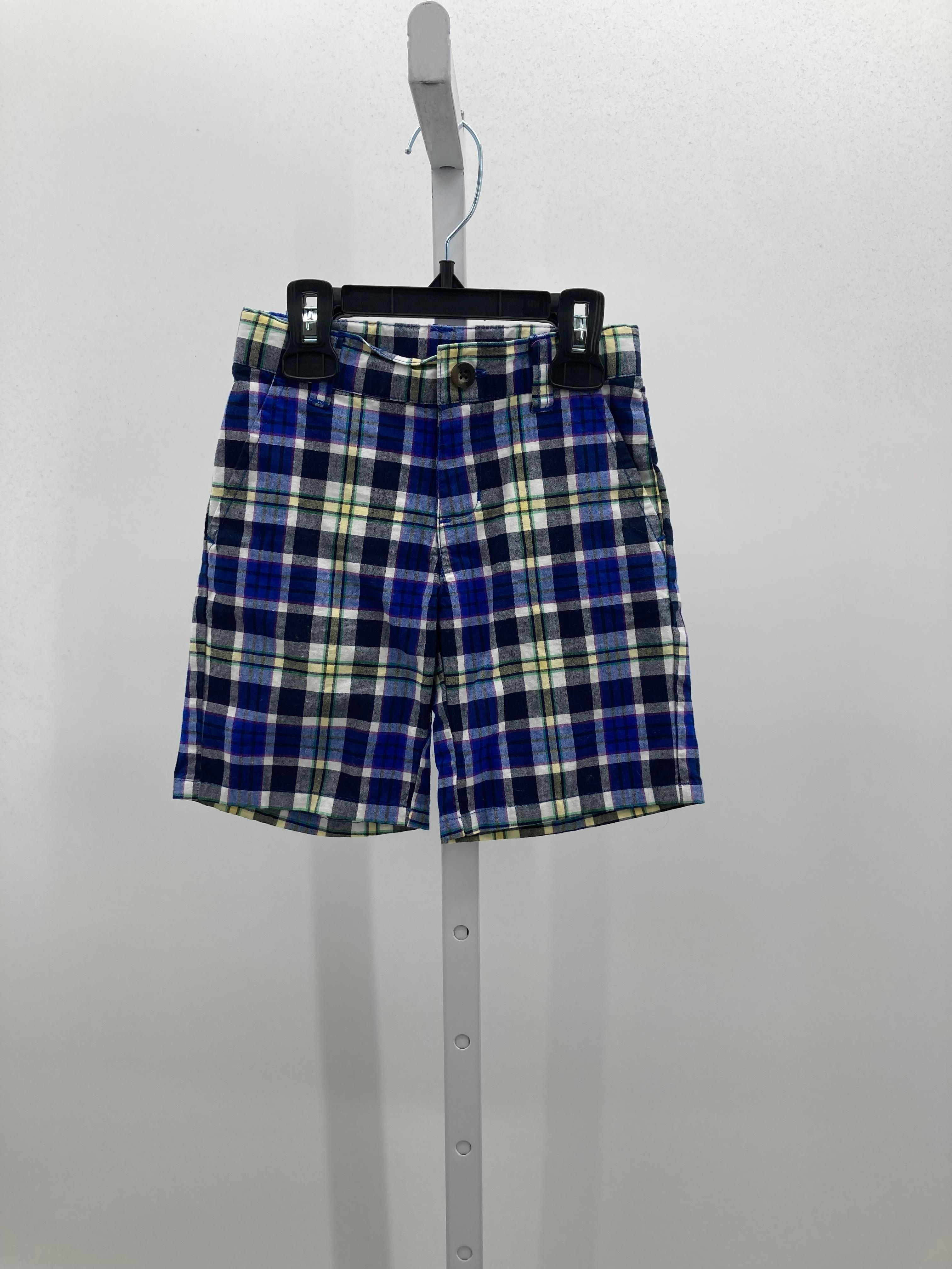 BLUE PLAID SHORTS