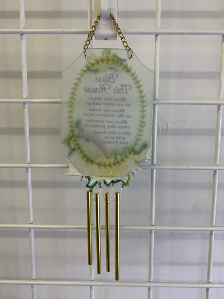 BLESS THIS HOUSE WINDCHIME.