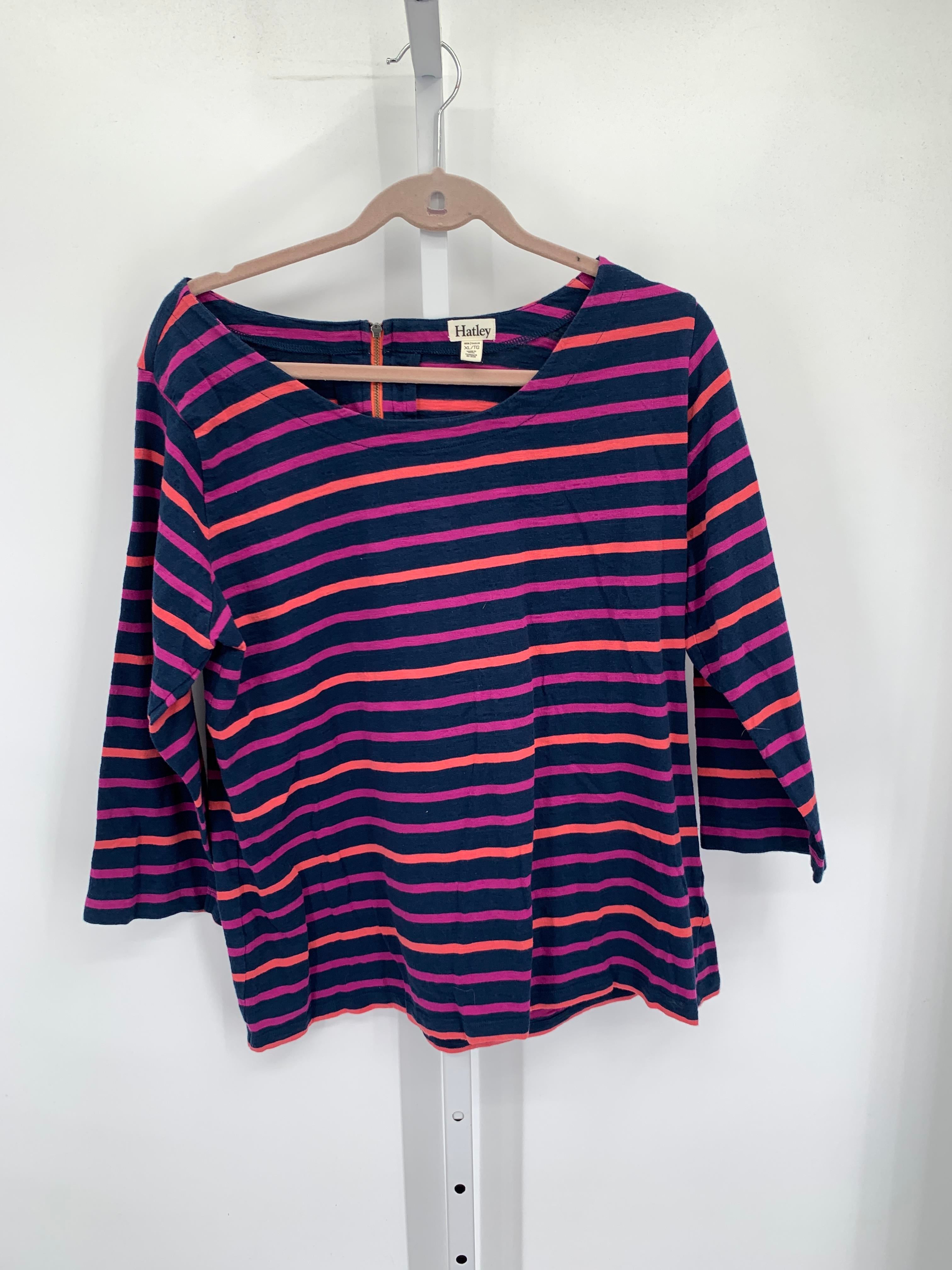 Hatley Size Extra Large Misses 3/4 Sleeve Shirt