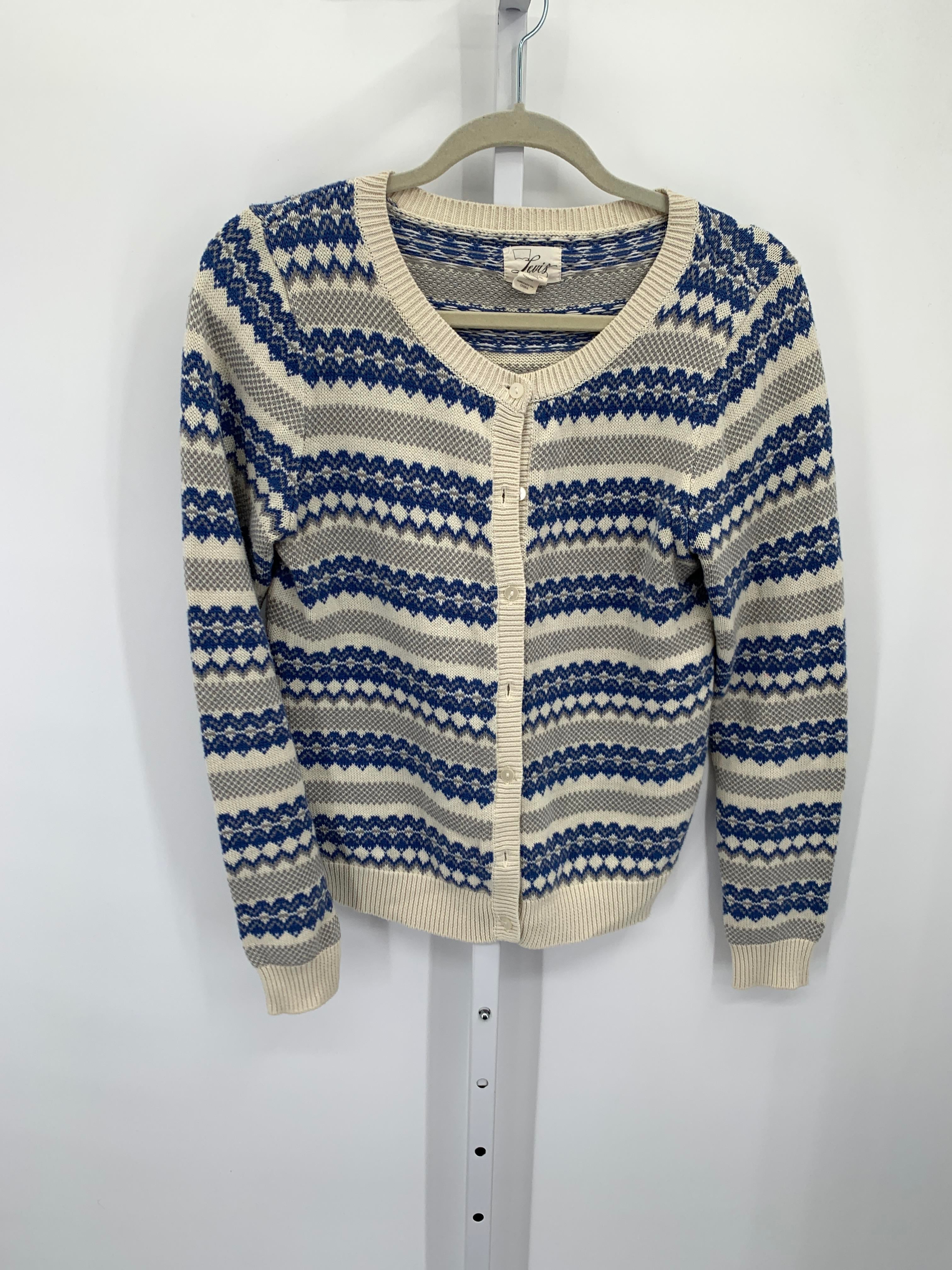 Levis Size Medium Misses Long Slv Sweater