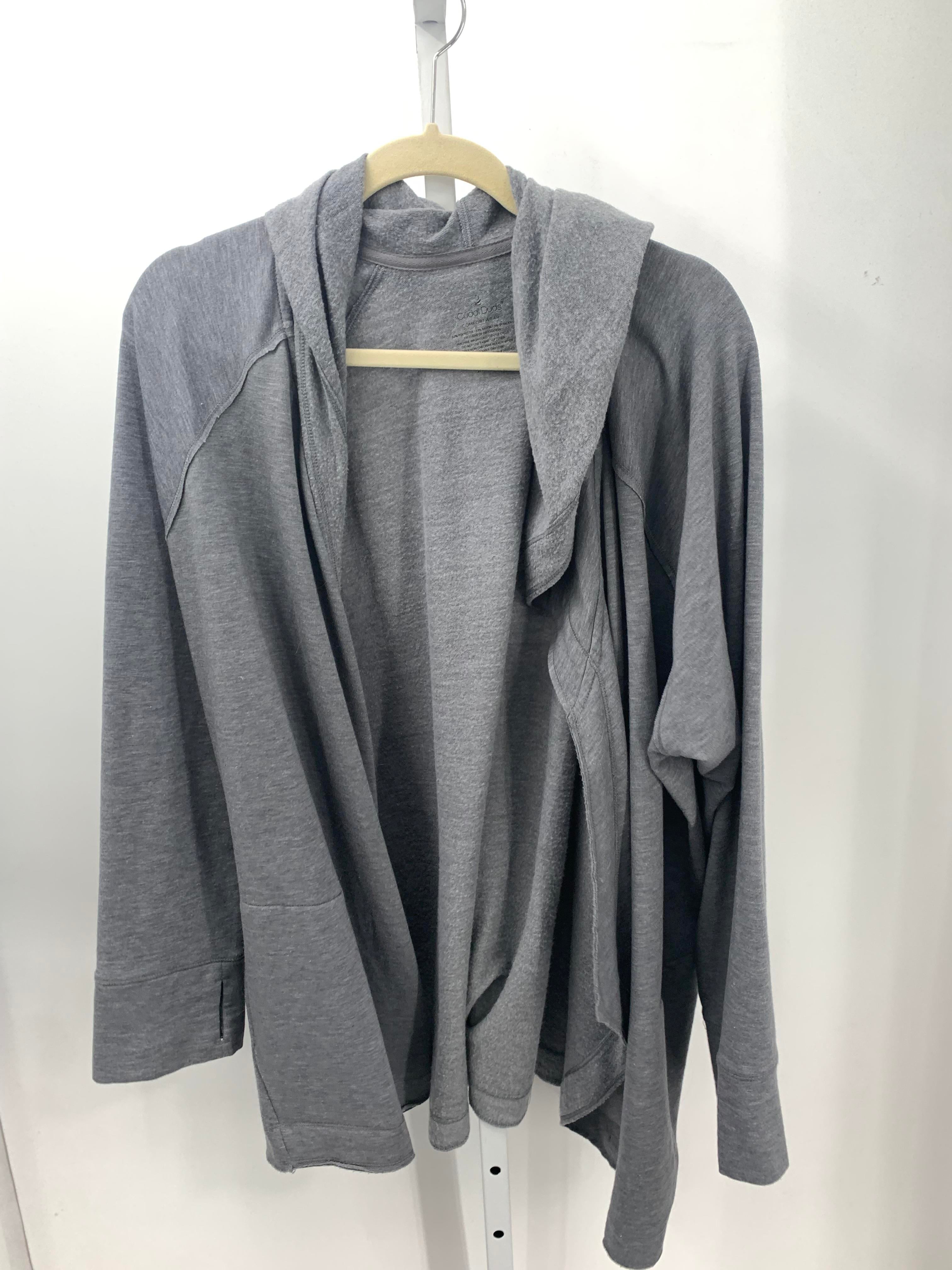 Cuddl Duds Size 2X Womens Cardigan