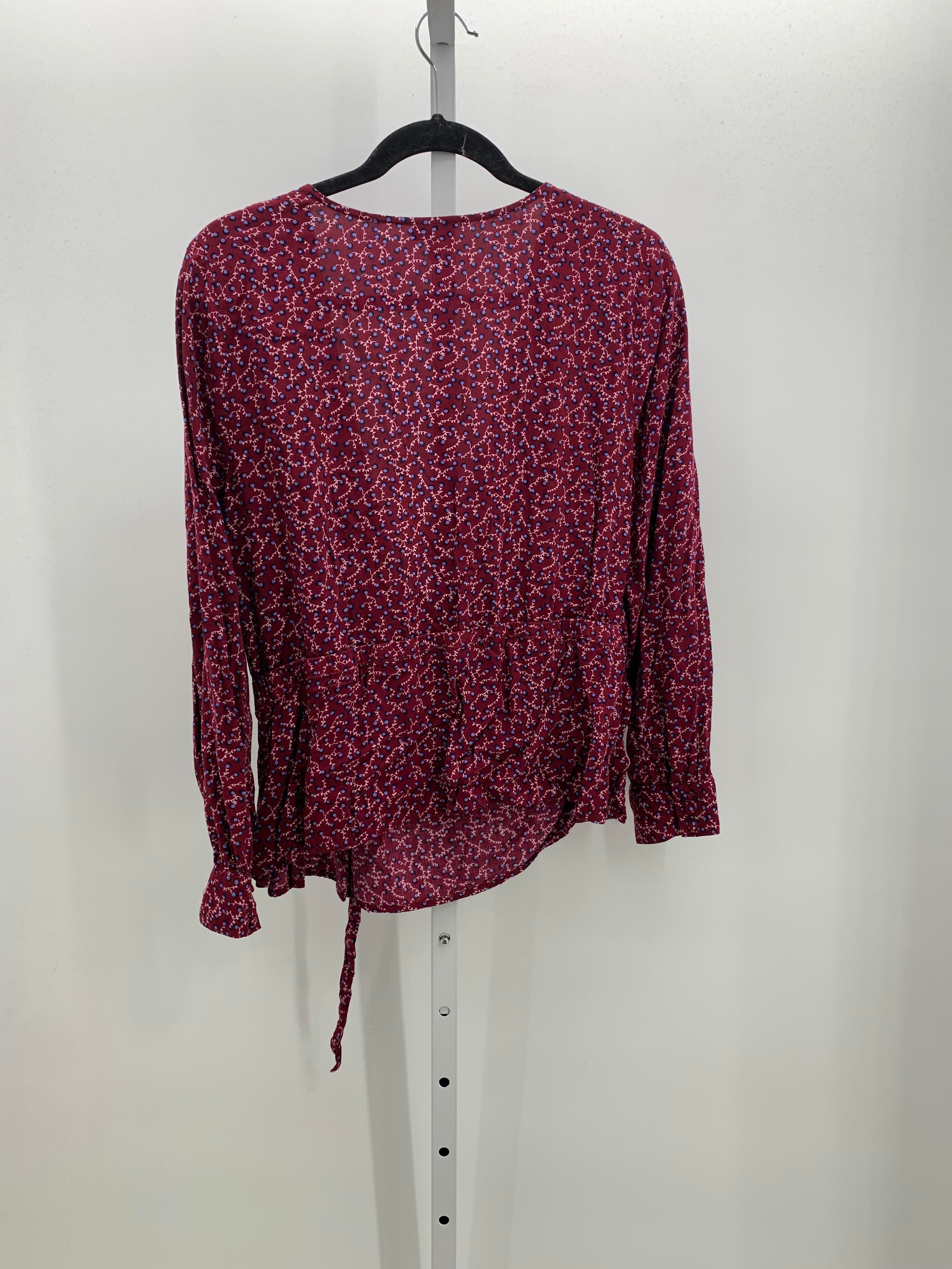 Talbots Size X Large Petite Petite Long Sleeve Shirt