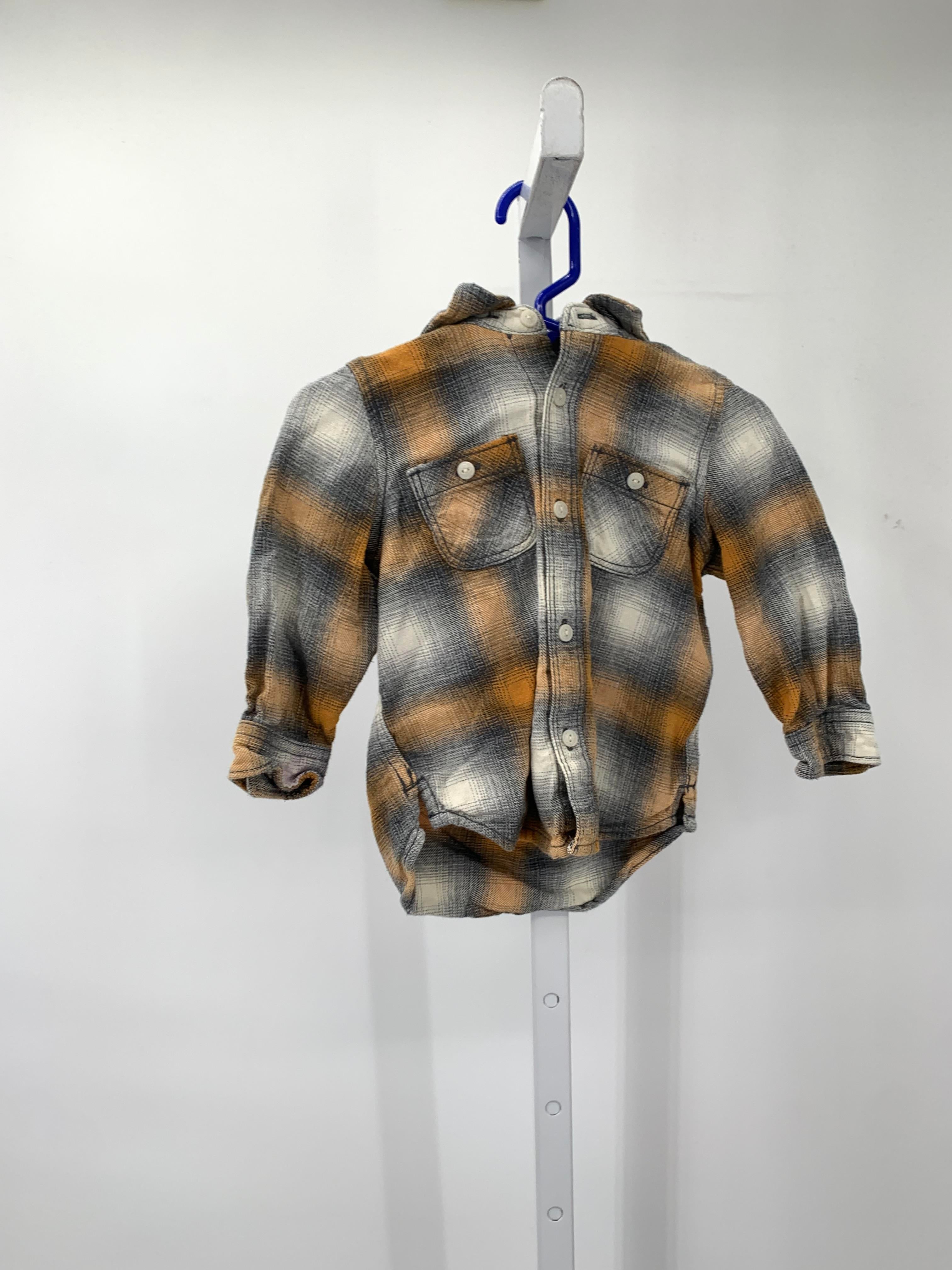 HOODED PLAID BTN DOWN