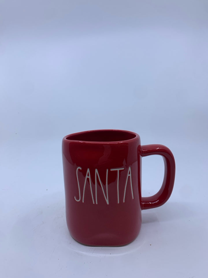 RAE DUNN SANTA MUG.