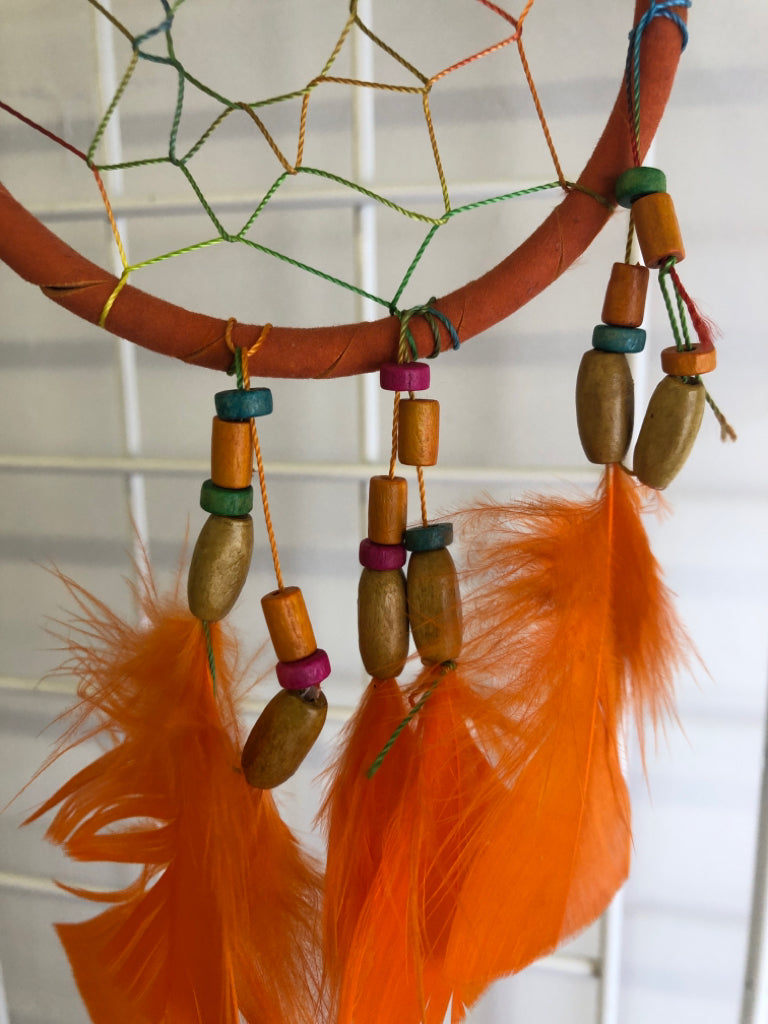 ORANGE DREAM CATCHER.