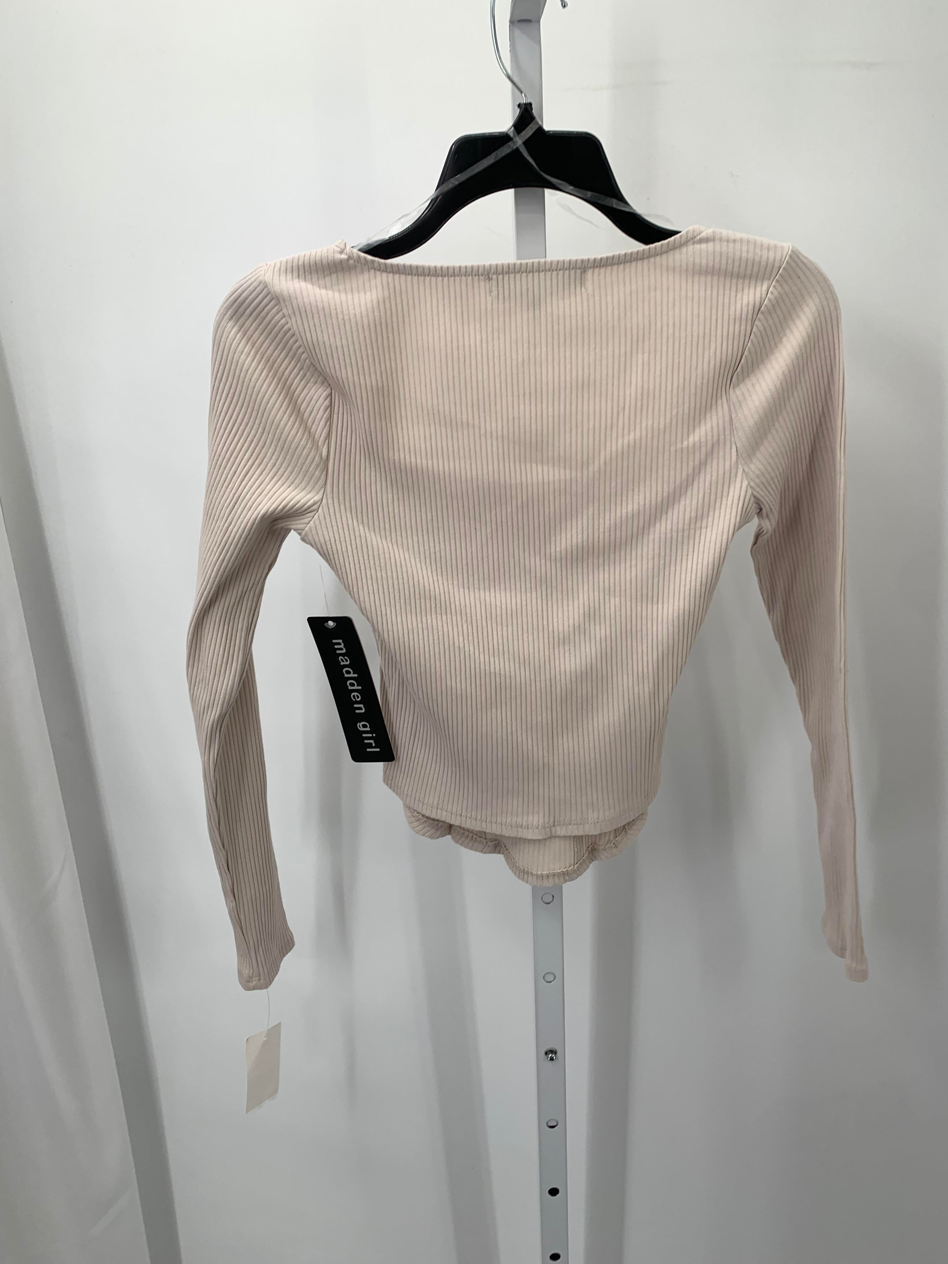 Madden Girl Size Small Juniors Long Sleeve Shirt