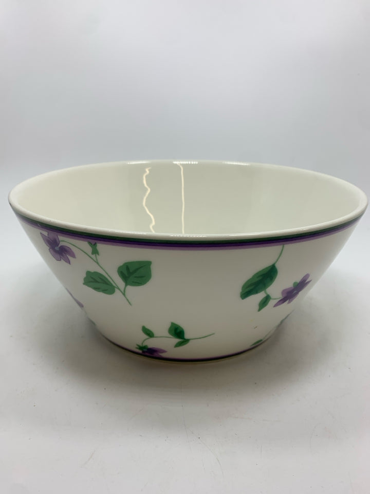 SWEET VIOLETS BOWL.