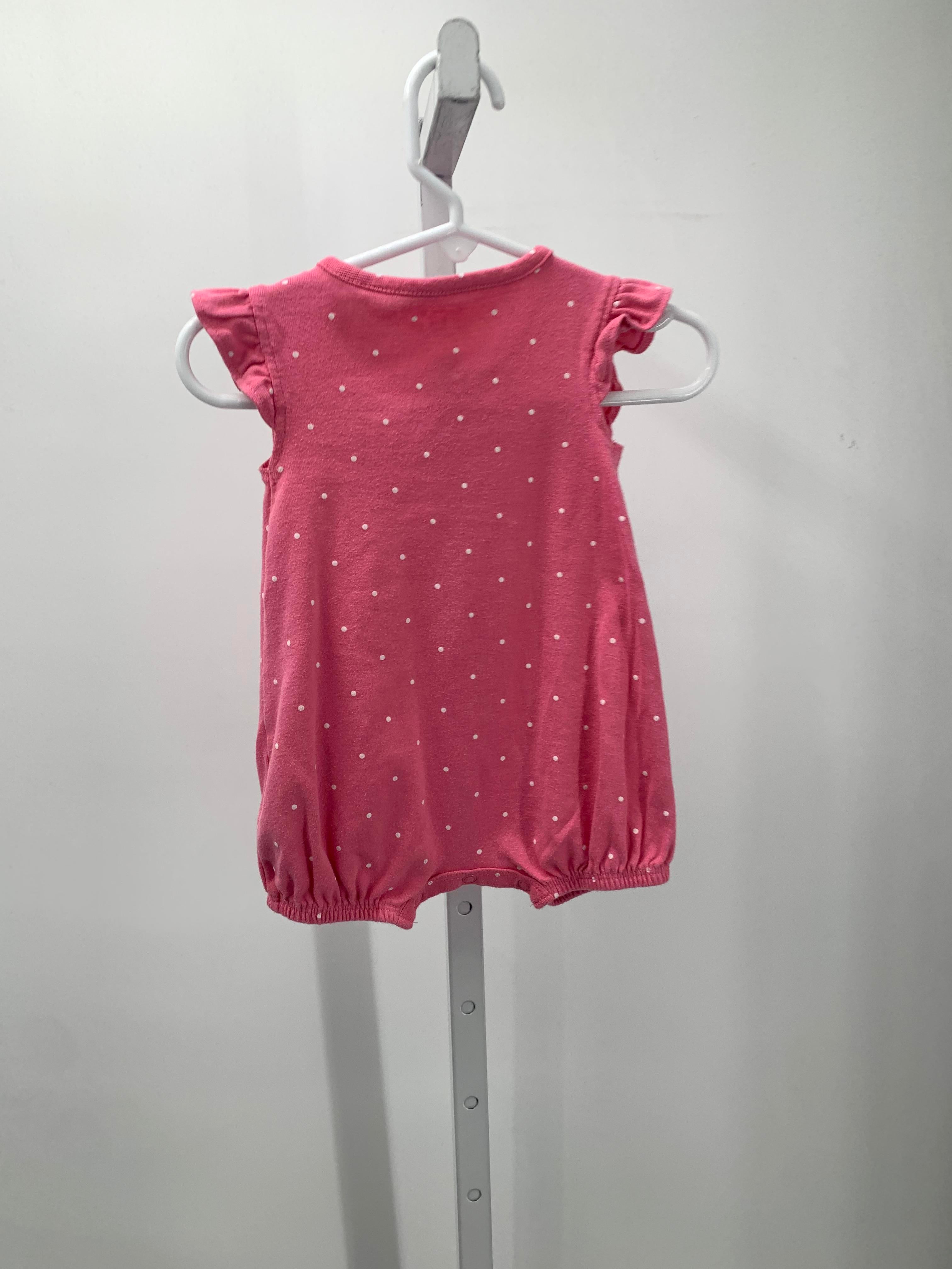 Carters Size 6 Months Girls Short Slv. Romper