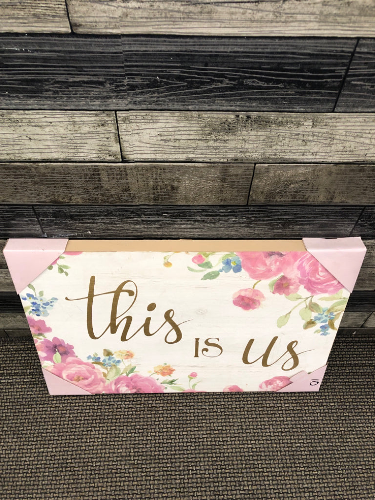 NIP THIS IS US WALL DECOR.