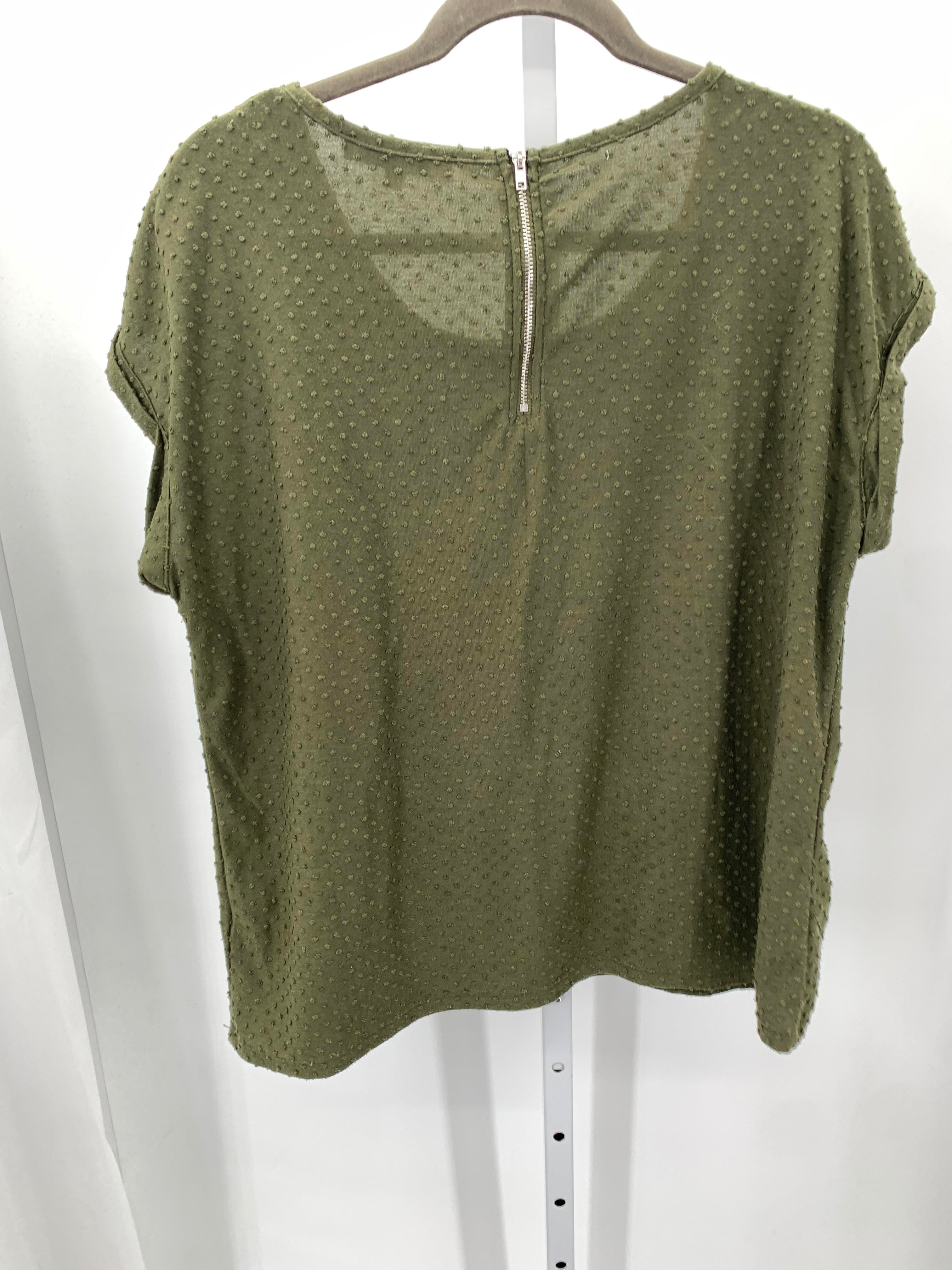 Rose & Olive Size Extra Large Misses Short Sleeve Shirt