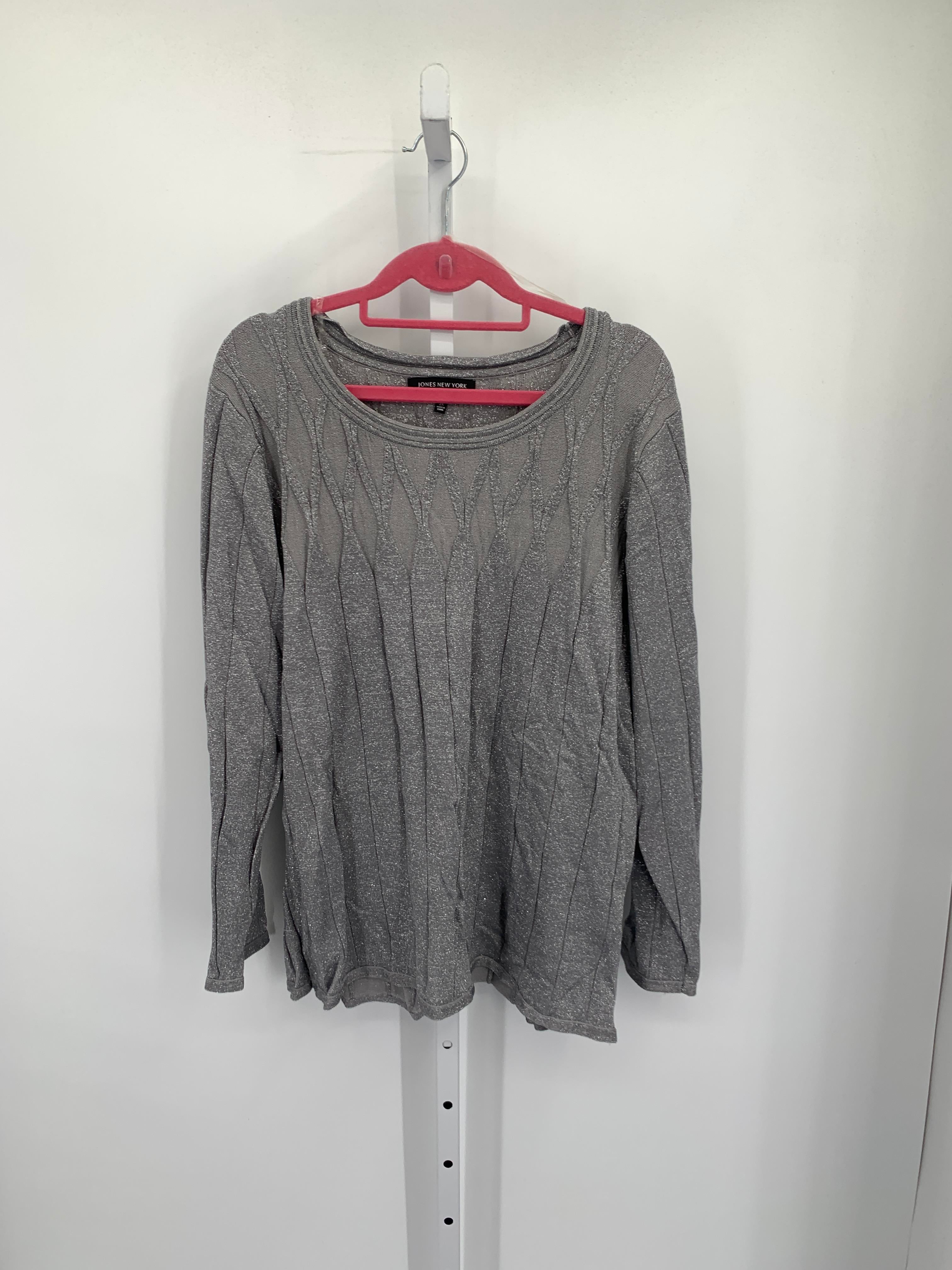 Jones New York Size 3X Womens Long Slv Sweater