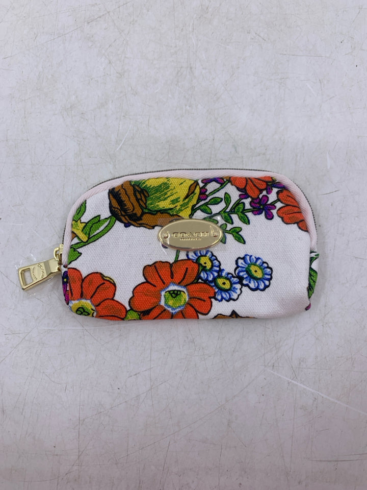 Coach Fragrance Floral Coin Purse Mini Pouch