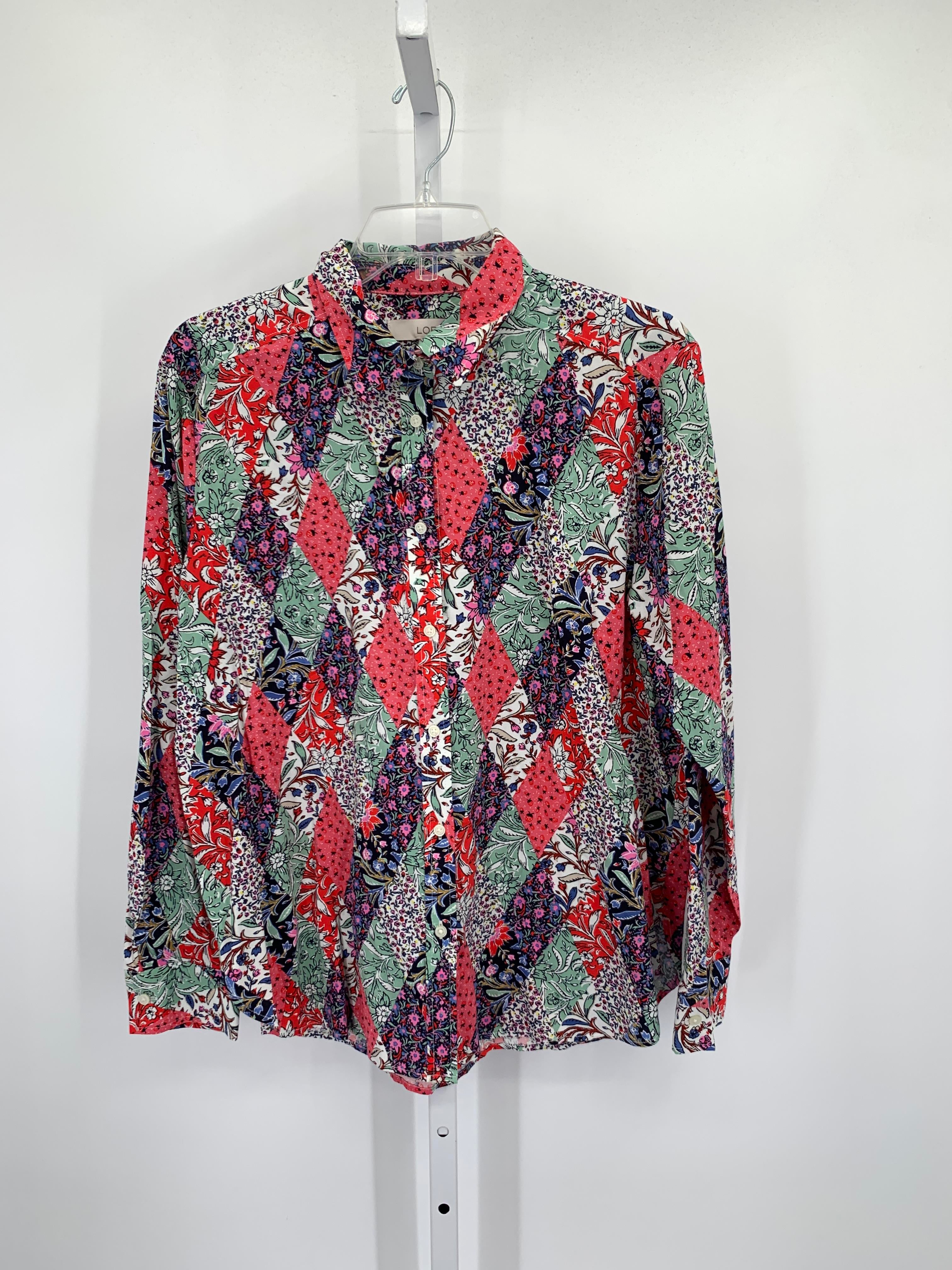 Loft Size Medium Misses Long Sleeve Shirt