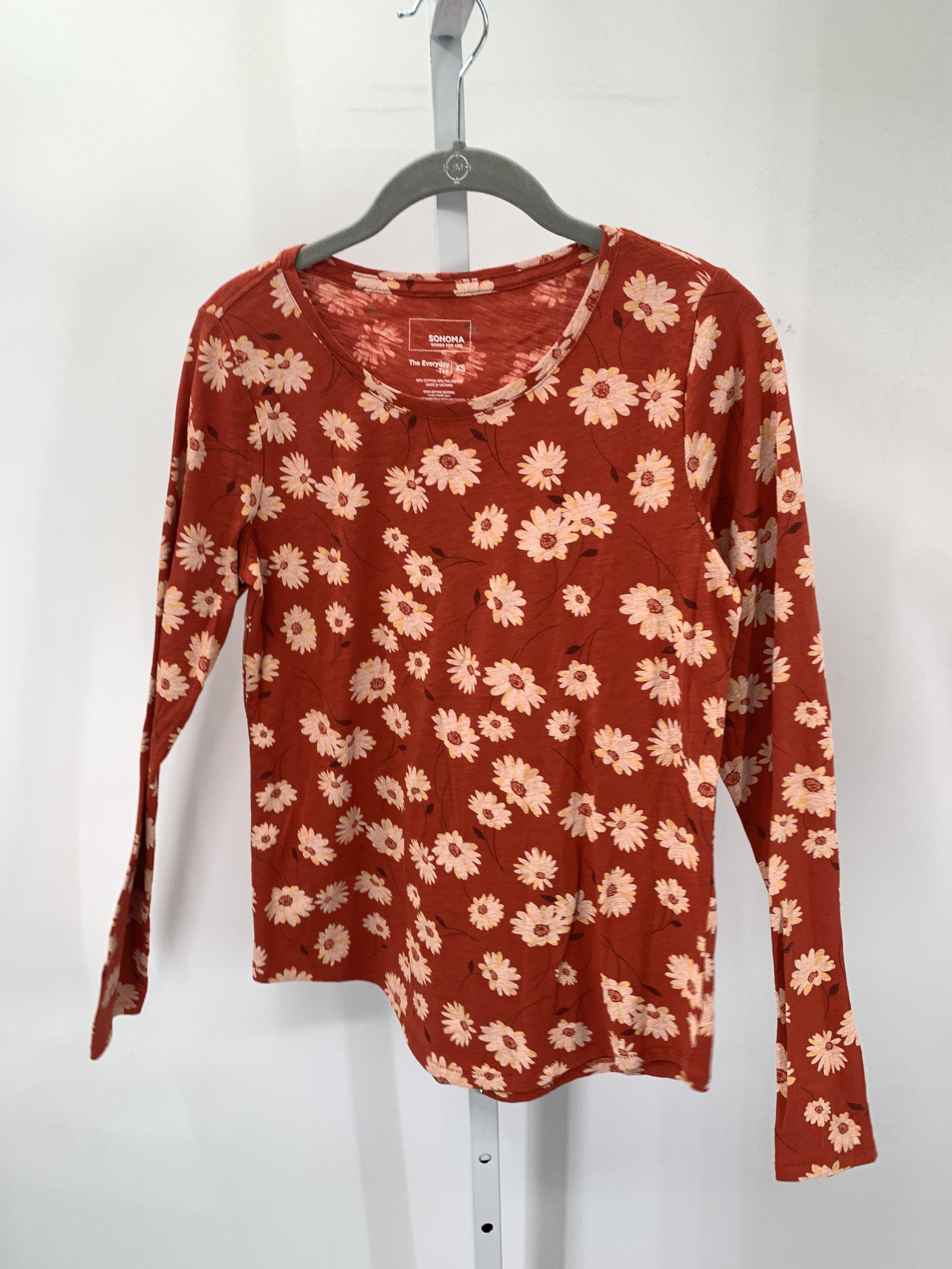 Sonoma Size X Small Misses Long Sleeve Shirt
