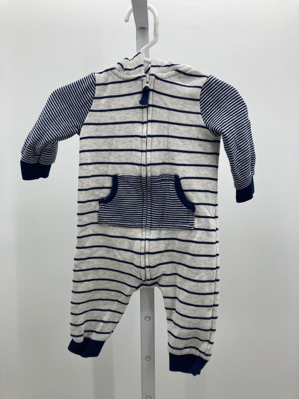 NAVY STRIPES HOODED