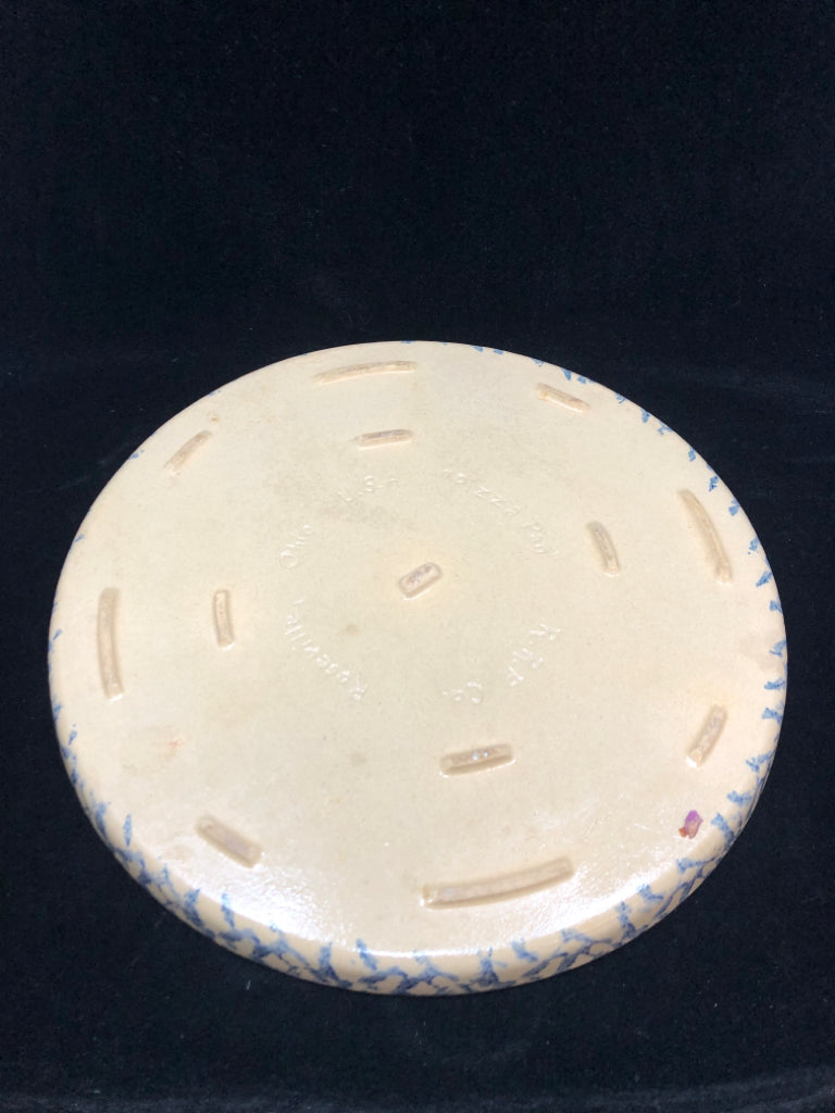 VTG BUE/TAN "PIZZA PAN".
