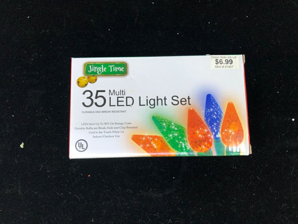 NIB JINGLE TIME LED LIGHT SET.