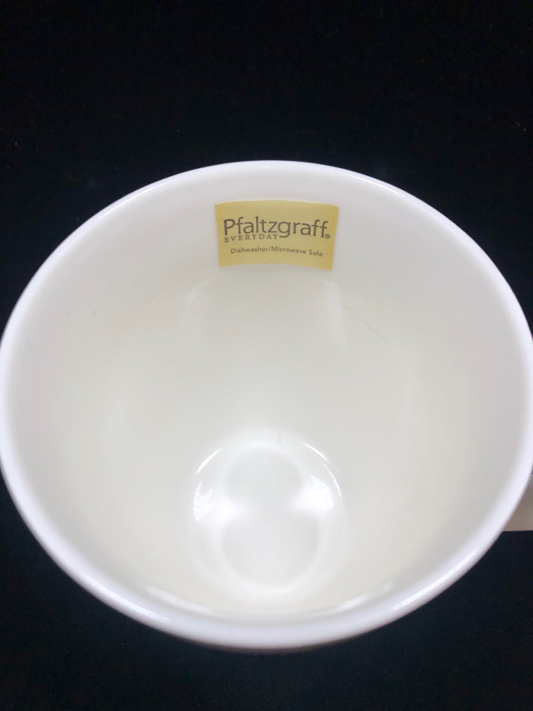 PFALTZGRAFF "S" FLORAL MUG.