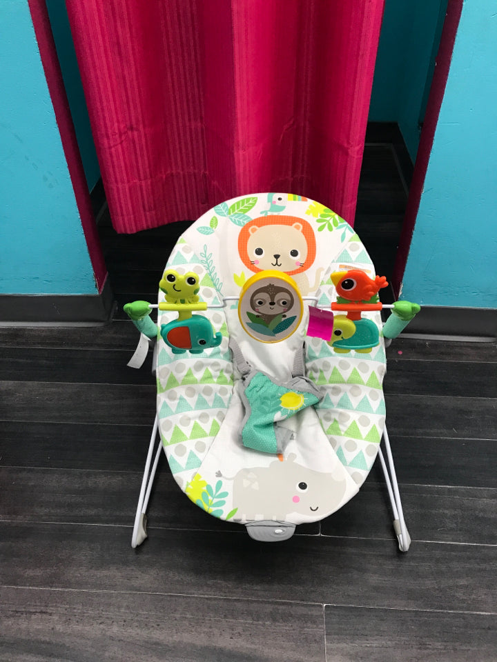 Bright Starts Spinnin' Safari Vibrating Bouncer