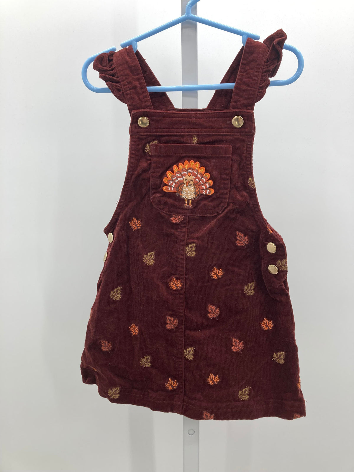 CORDUROY JUMPER TURKEY LEAVES