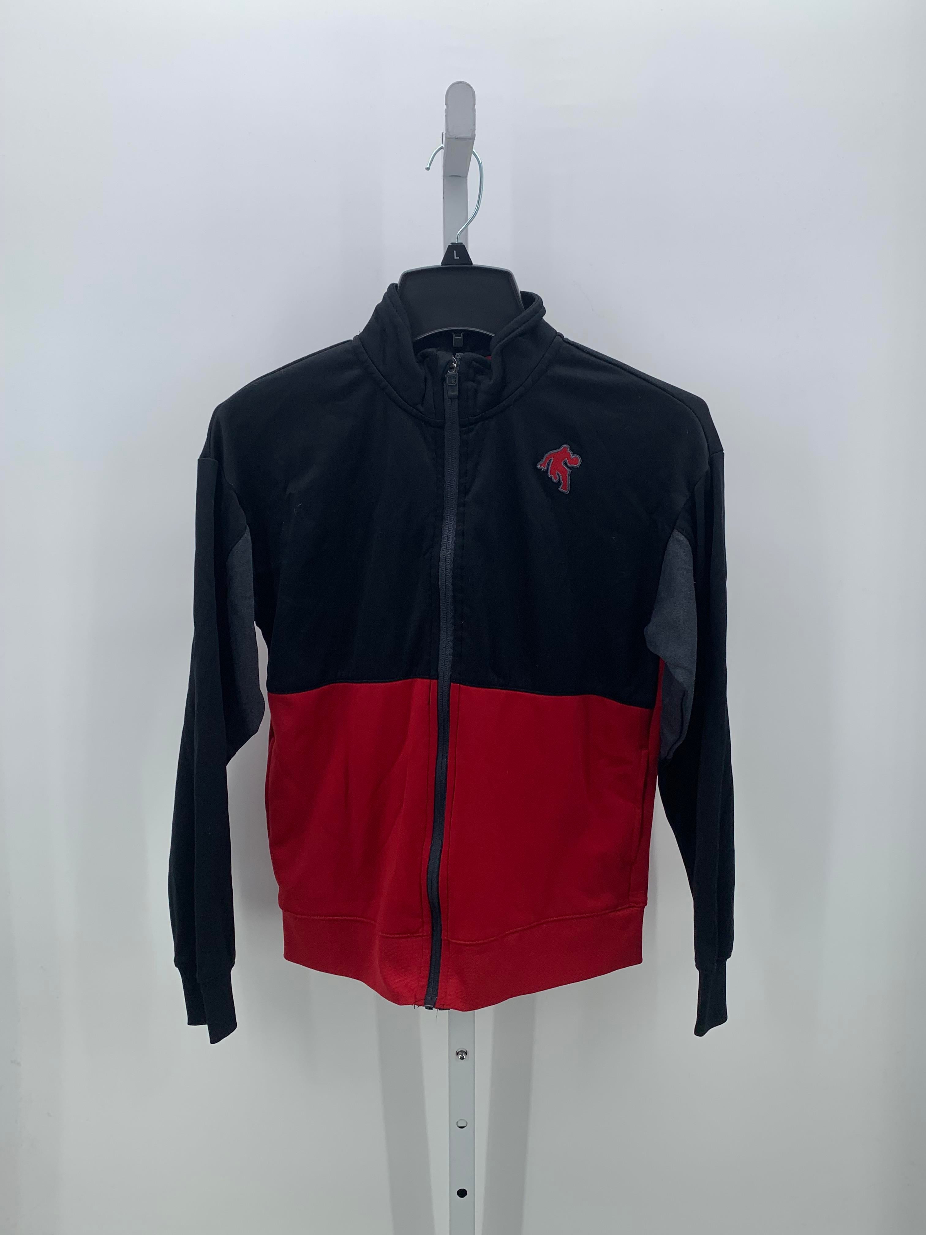 RED ZIP UP KNIT