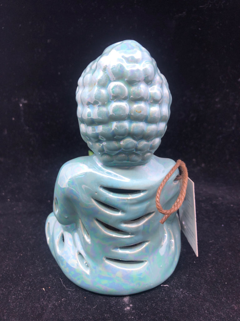 NIP HOME  DECOR GINGER LILLY BUDDHA W/ SUCCULENT