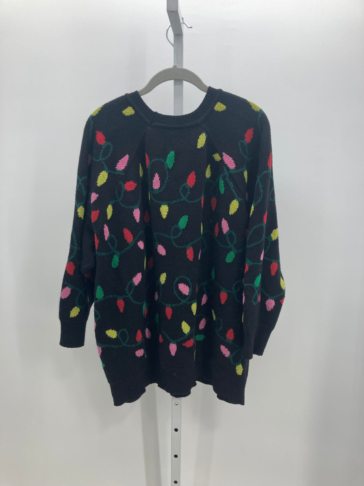 LONG SLV SWEATER XMAS LIGHTS