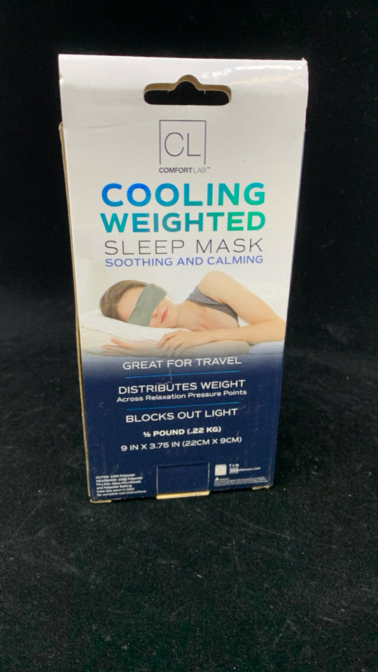 NIB COMFORT LAB COOLING WEIGHTED SLEEP MASK.