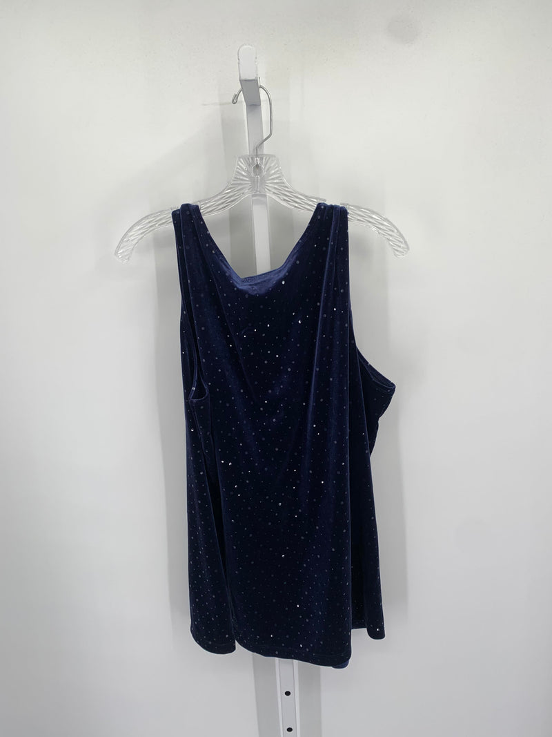 Susan Graver Size Extra Large Misses Sleeveless Shirt