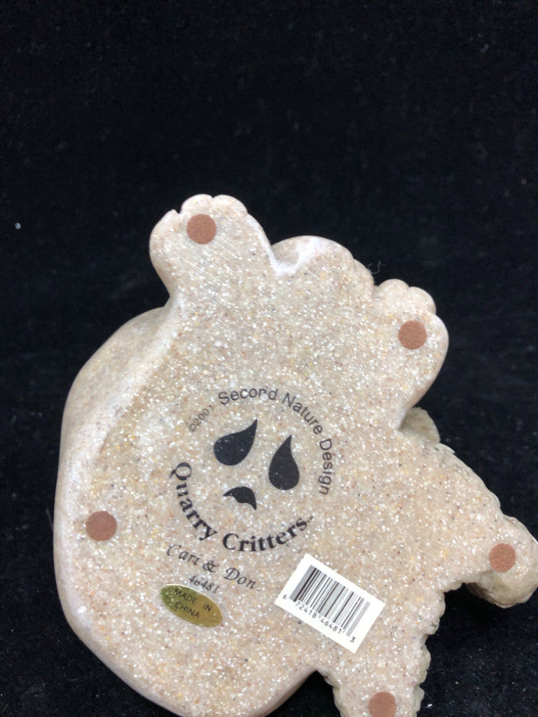 "CARI & DON" CAT/DOG FIGURINE - QUARRY CRITTERS.