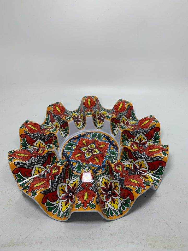 MELAMINE 10 SLOT TACO HOLDER COLORFUL.