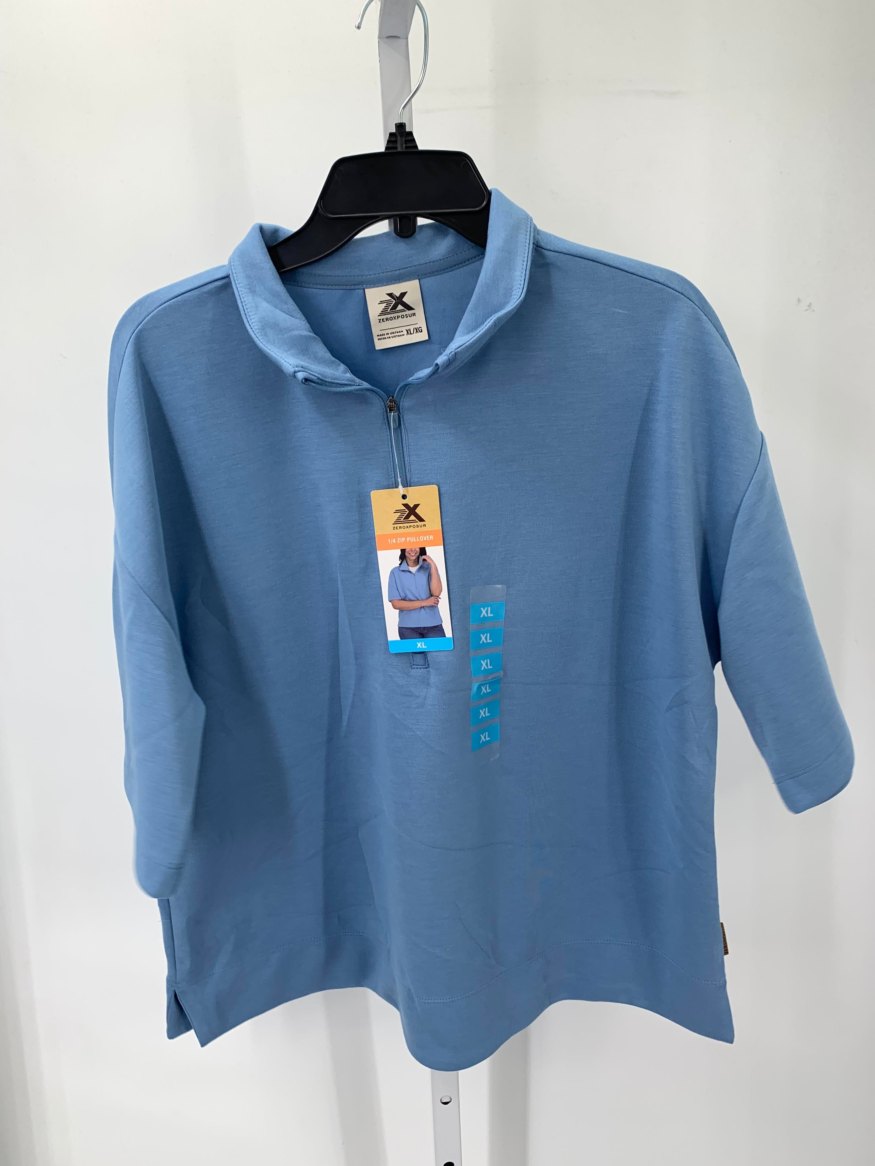 Zero Xposur Size Extra Large Misses Short Sleeve Shirt