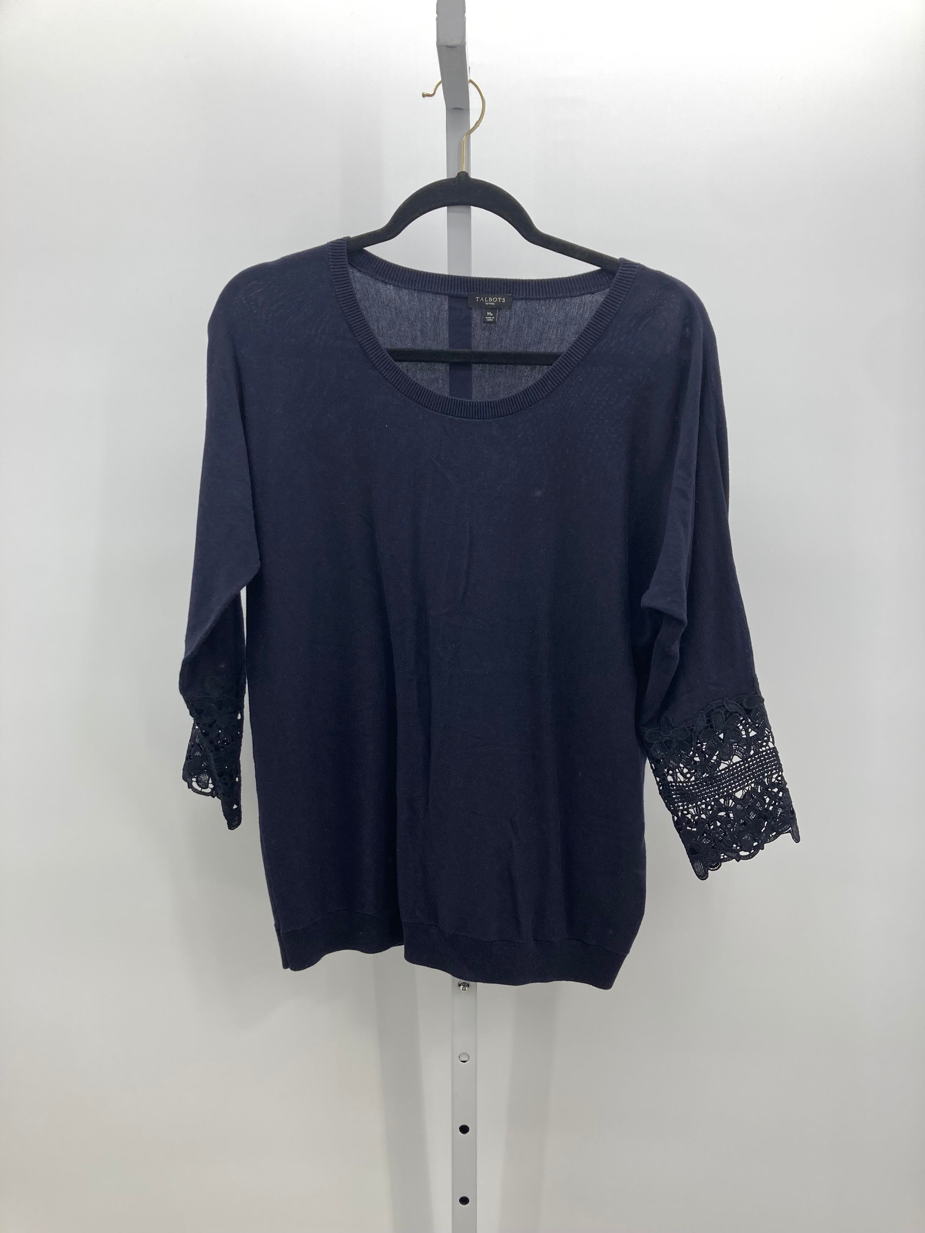 Talbots Size Medium Petite Petite 3/4 Sleeve Sweater