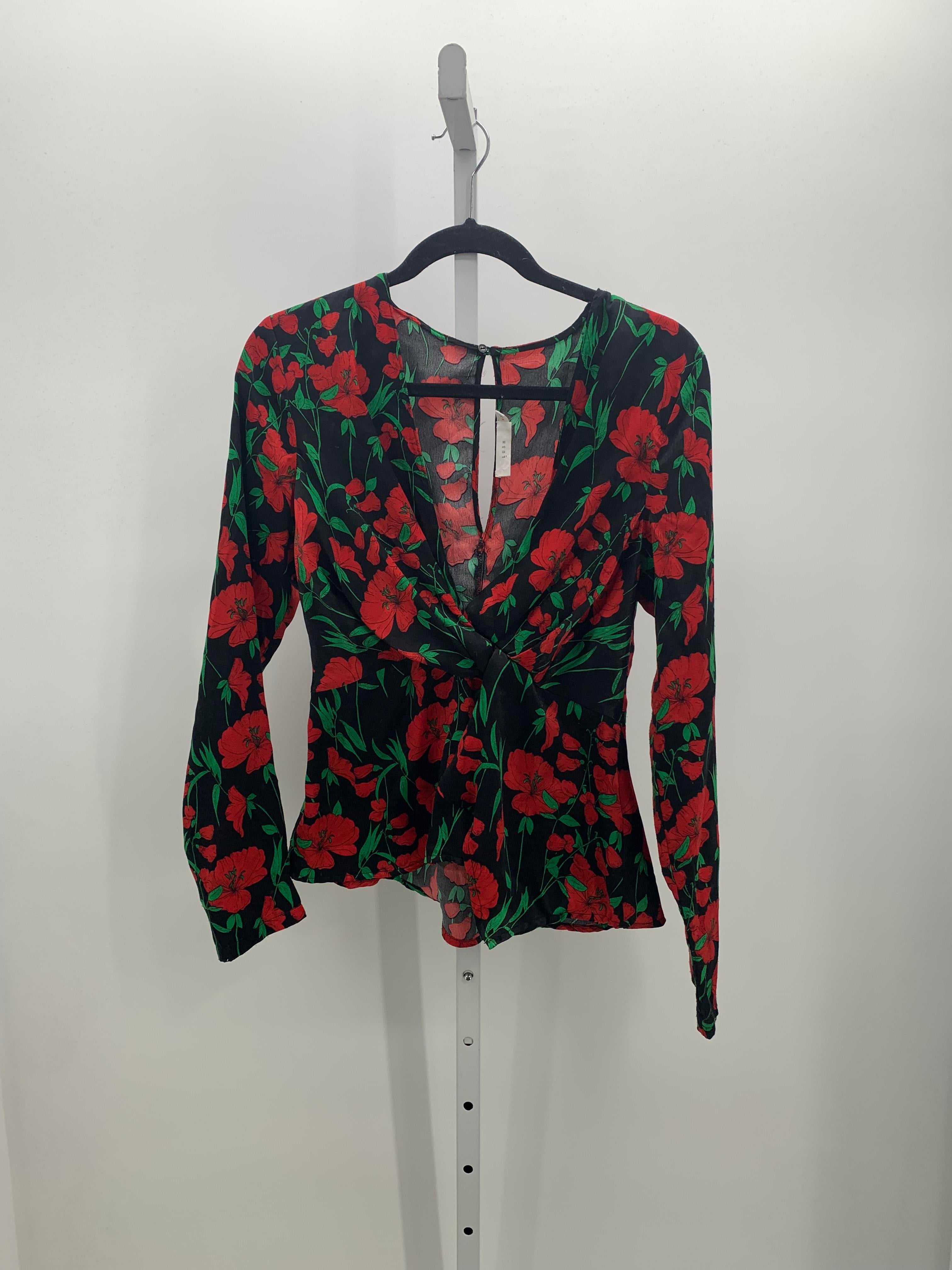 Lush Size Medium Misses Long Sleeve Shirt