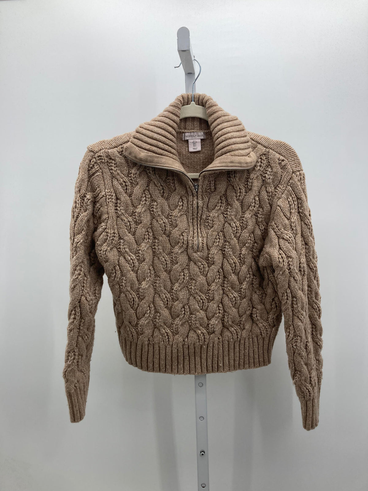 SINCERELY JULES Size Large Juniors Long Sleeve Sweater