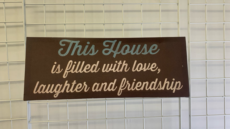 THIS HOUSE IS FILLED WITH LOVE- CANVAS.